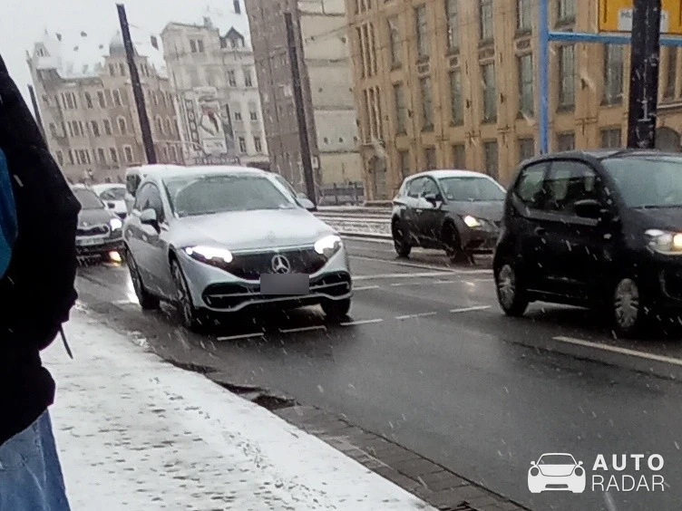 Mercedes-Benz EQS spotted in Zwönitz, Germany