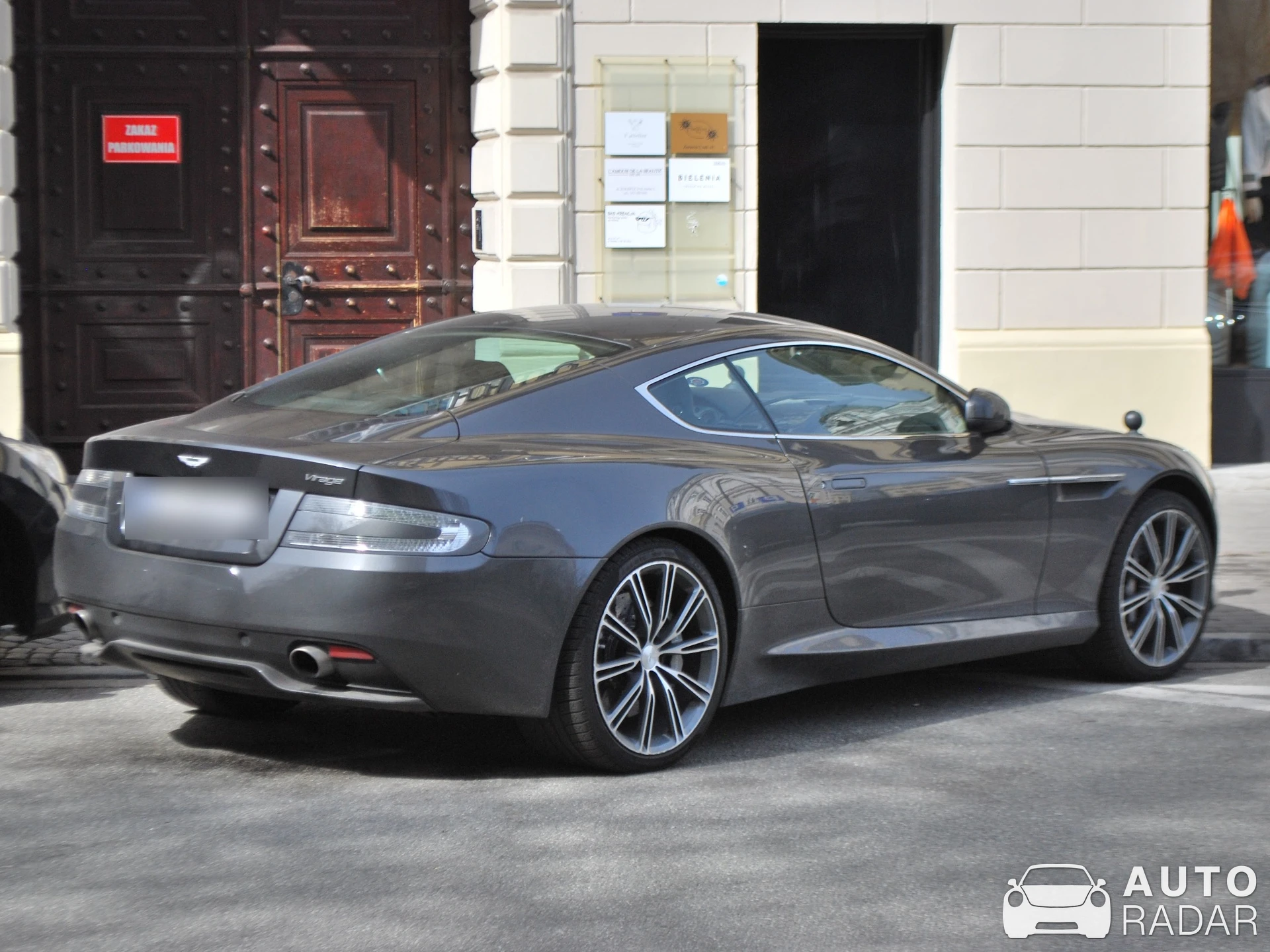 Aston Martin Virage 2011 spotted in Warszawa