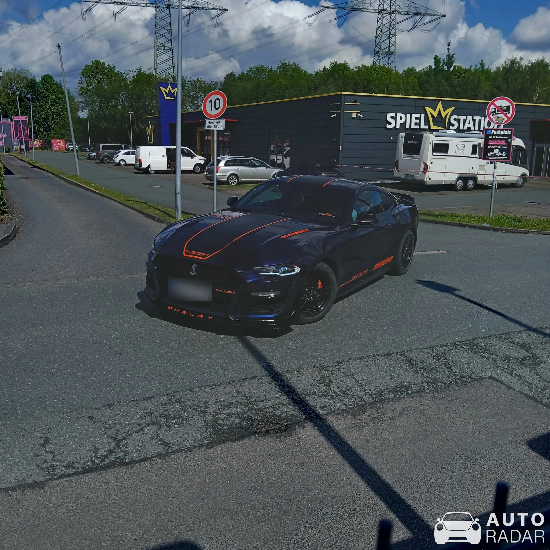 Ford Mustang Shelby GT500 spotted in Hamm