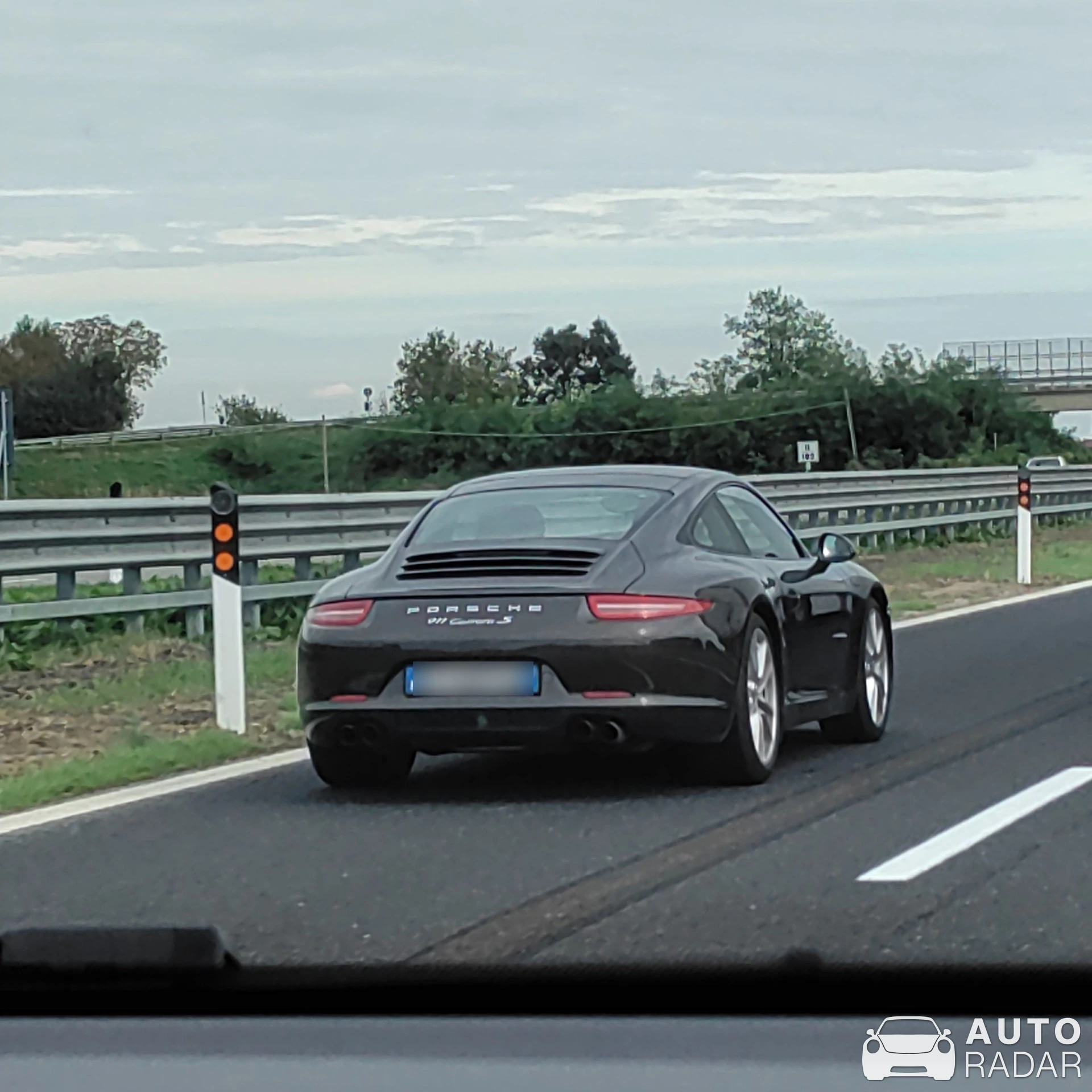 Porsche 991 Carrera S MkI spotted in Fossadello, Italy