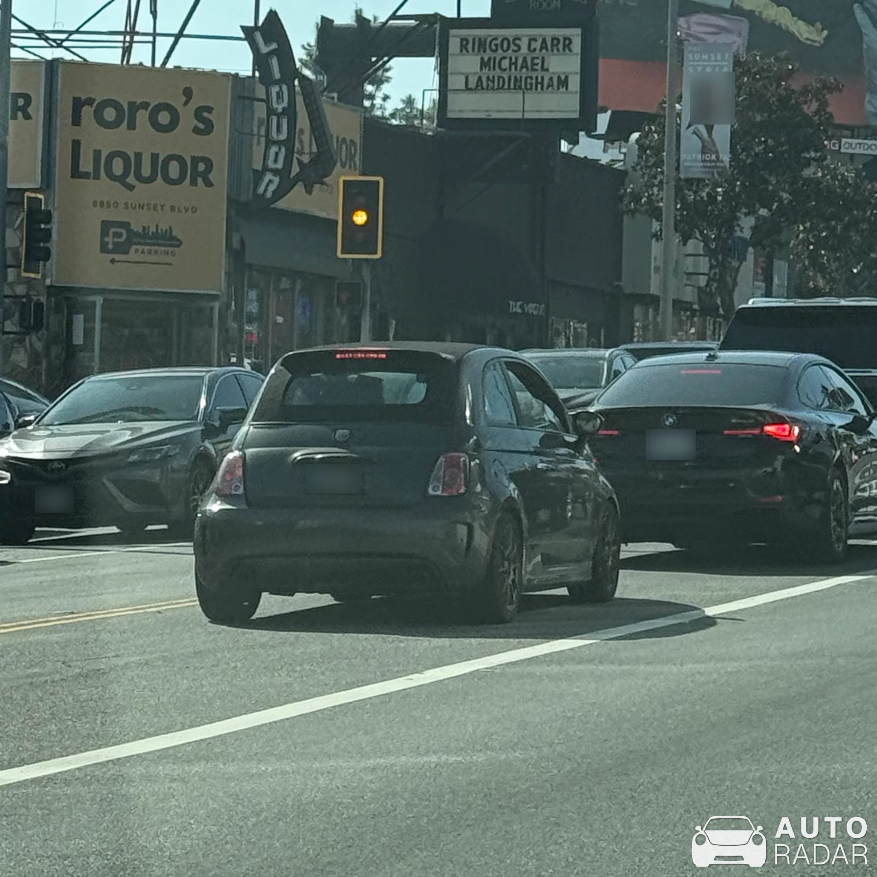 Abarth 500C spotted in West Hollywood