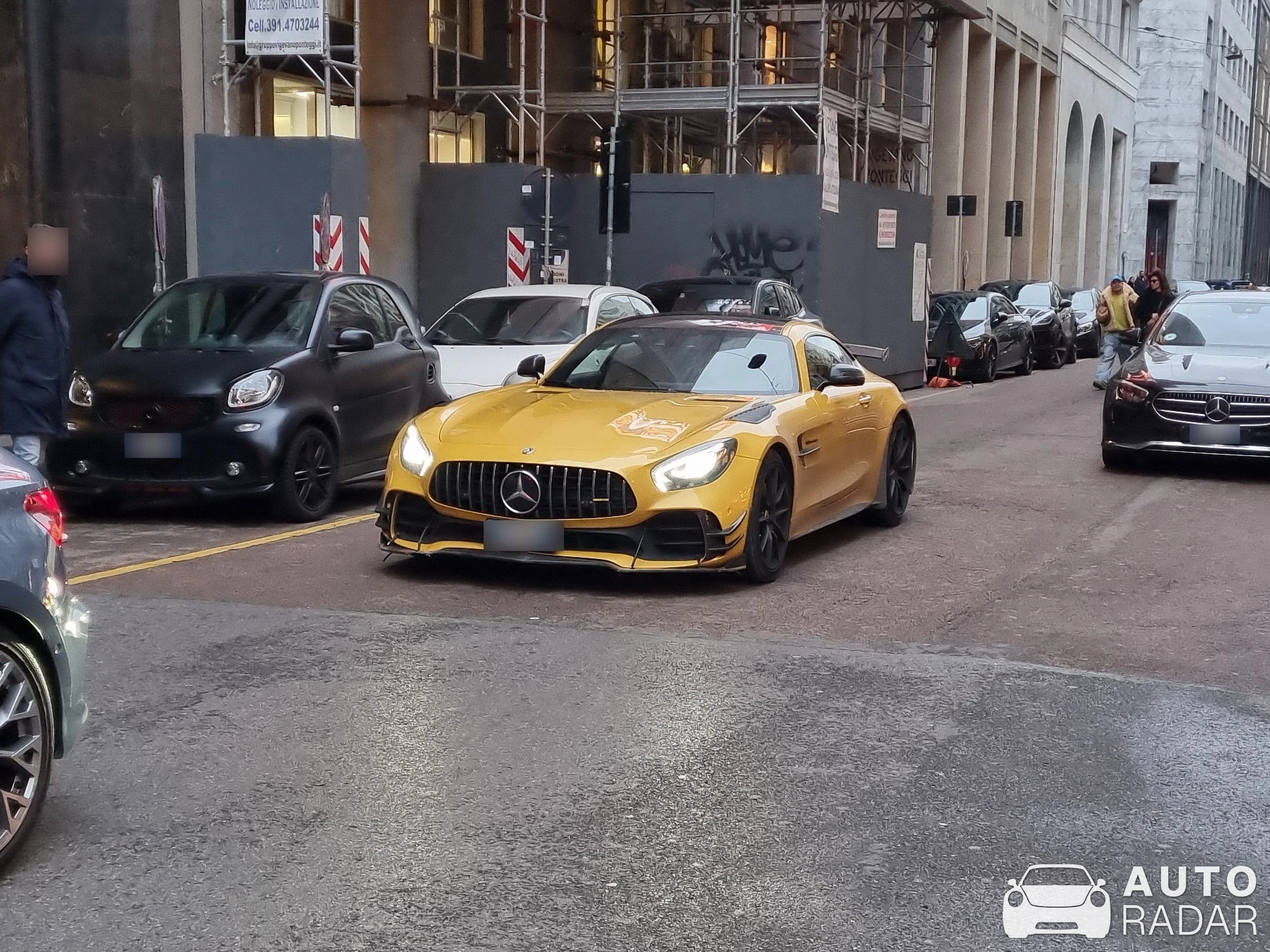 Mercedes-AMG GT R Roadster R190 spotted in Milano, Italy