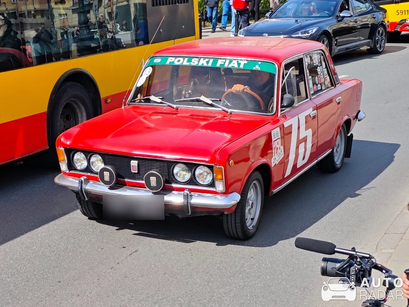 Polski Fiat 125p spotted in Warszawa