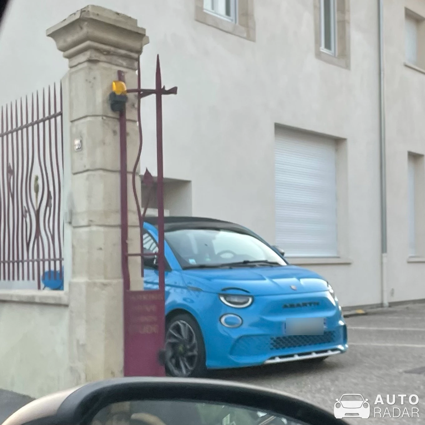 Abarth 600e spotted in Toul