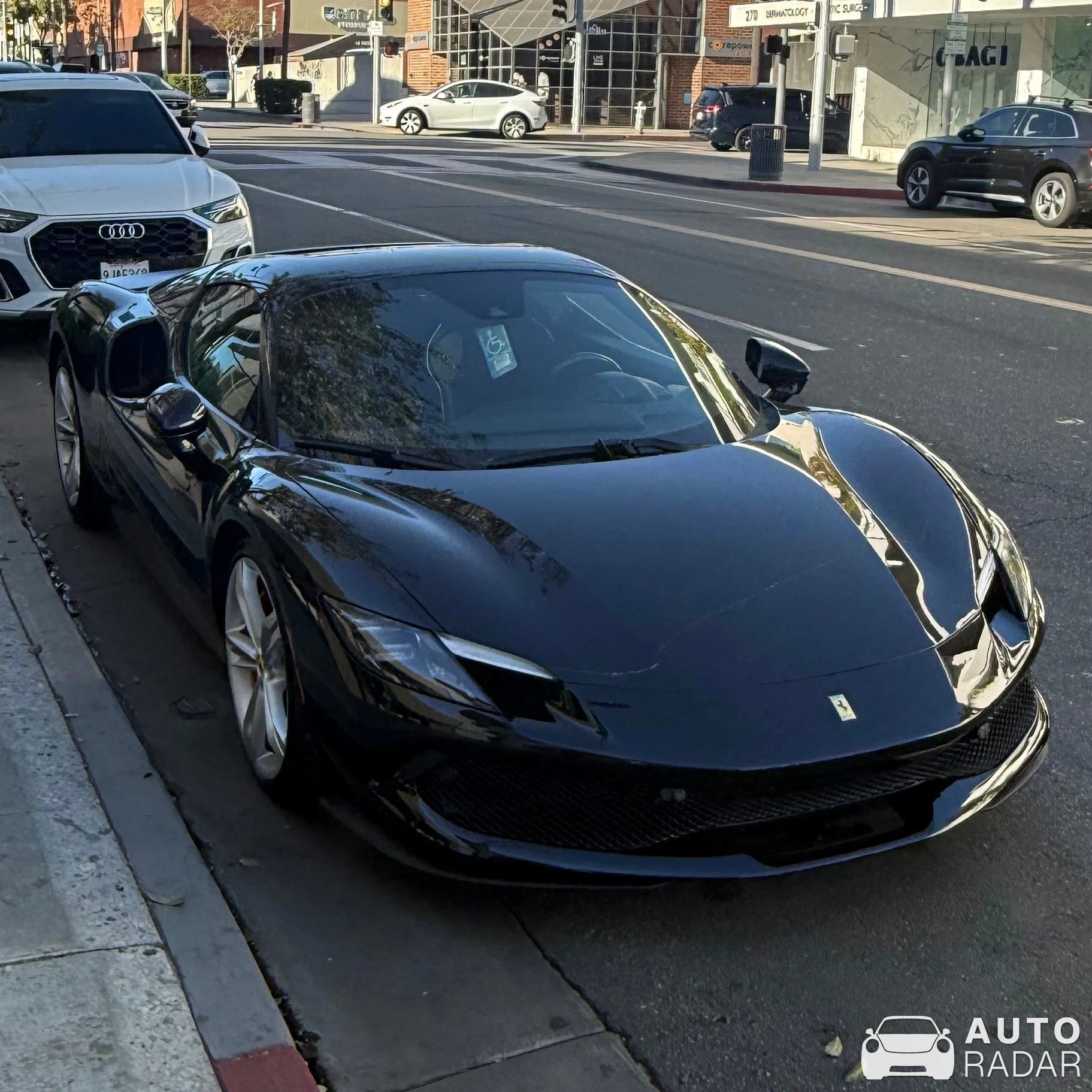 Ferrari 296 GTS spotted in Beverly Hills, United States