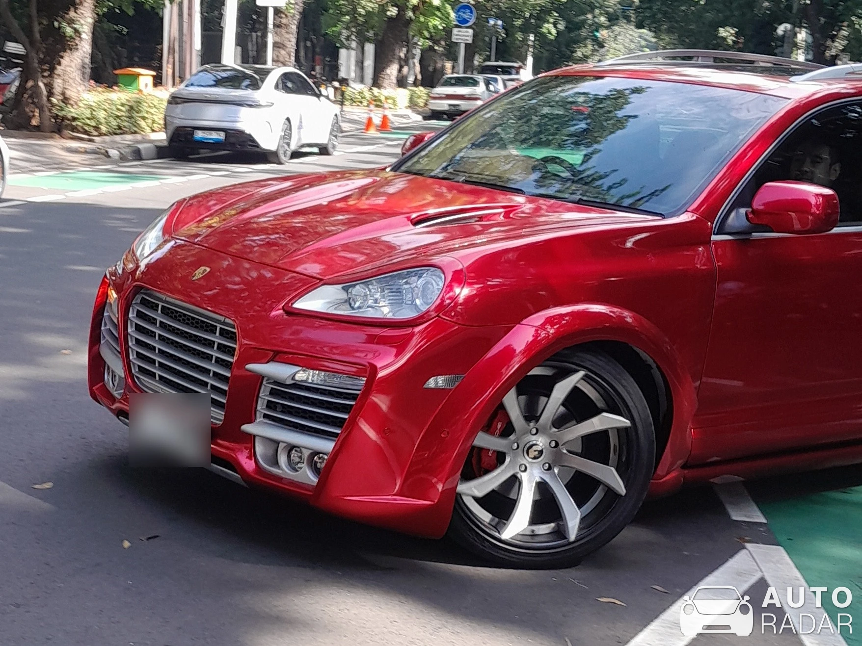 Porsche Cayenne Turbo GT Mansory spotted in Jakarta
