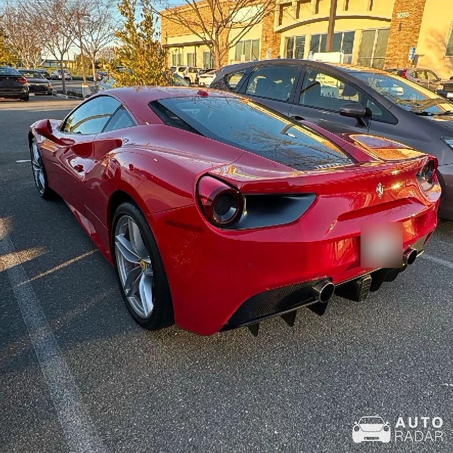Ferrari 488 GTB spotted in Pleasanton, United States