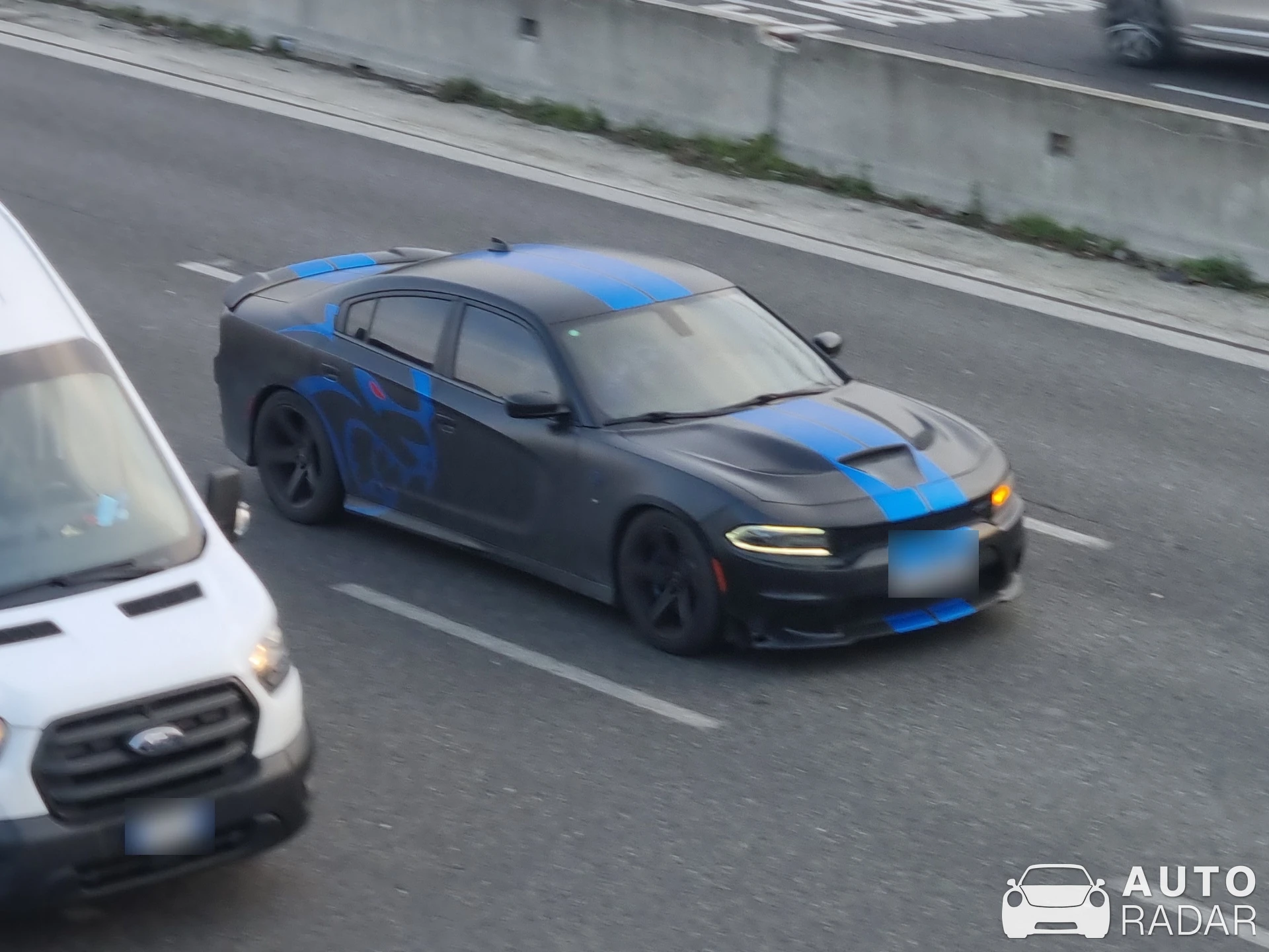 Dodge Charger SRT Hellcat spotted in Milano, Italy