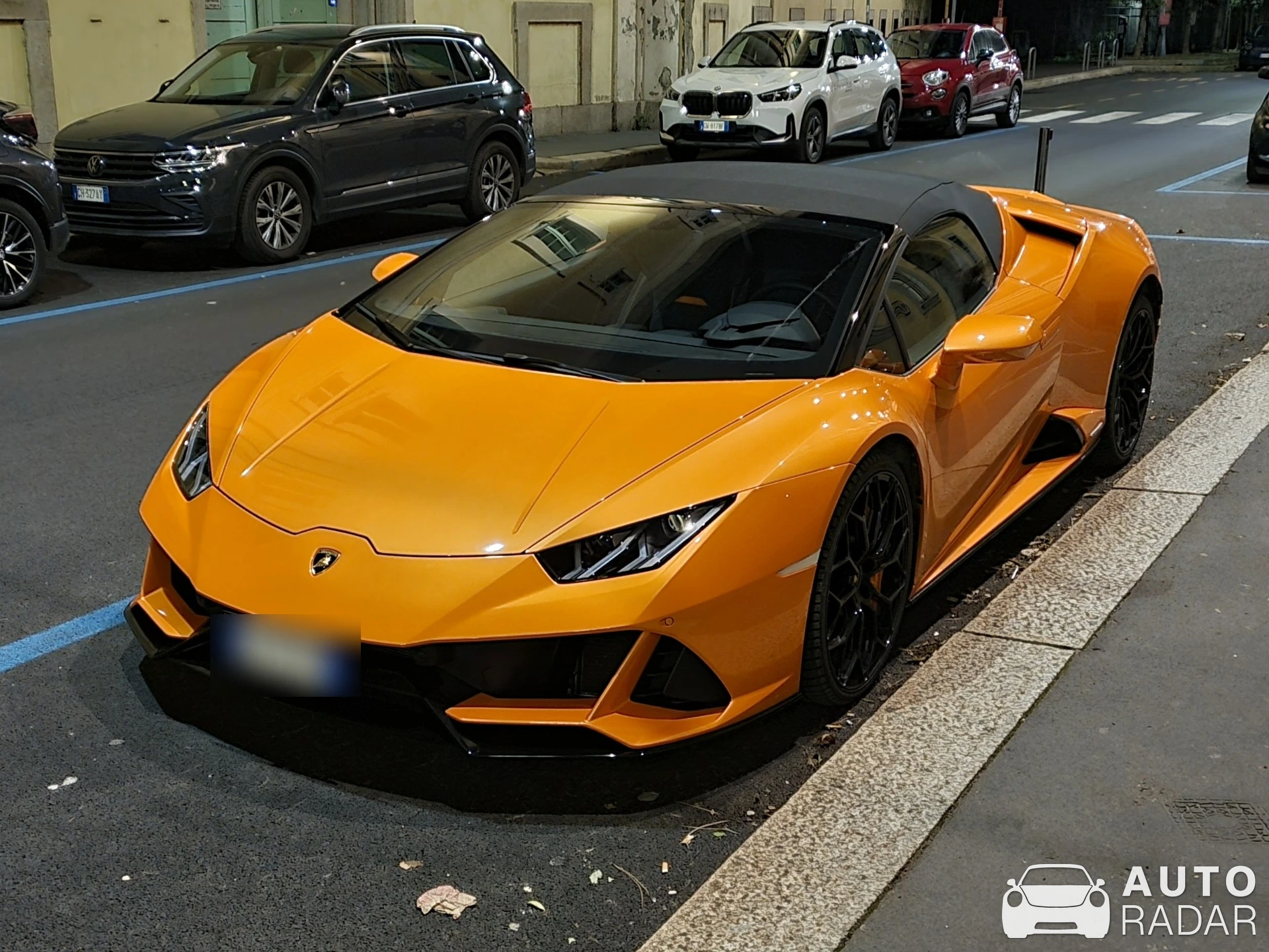 Lamborghini Huracán LP640-4 EVO Spyder spotted in Milano, Italia