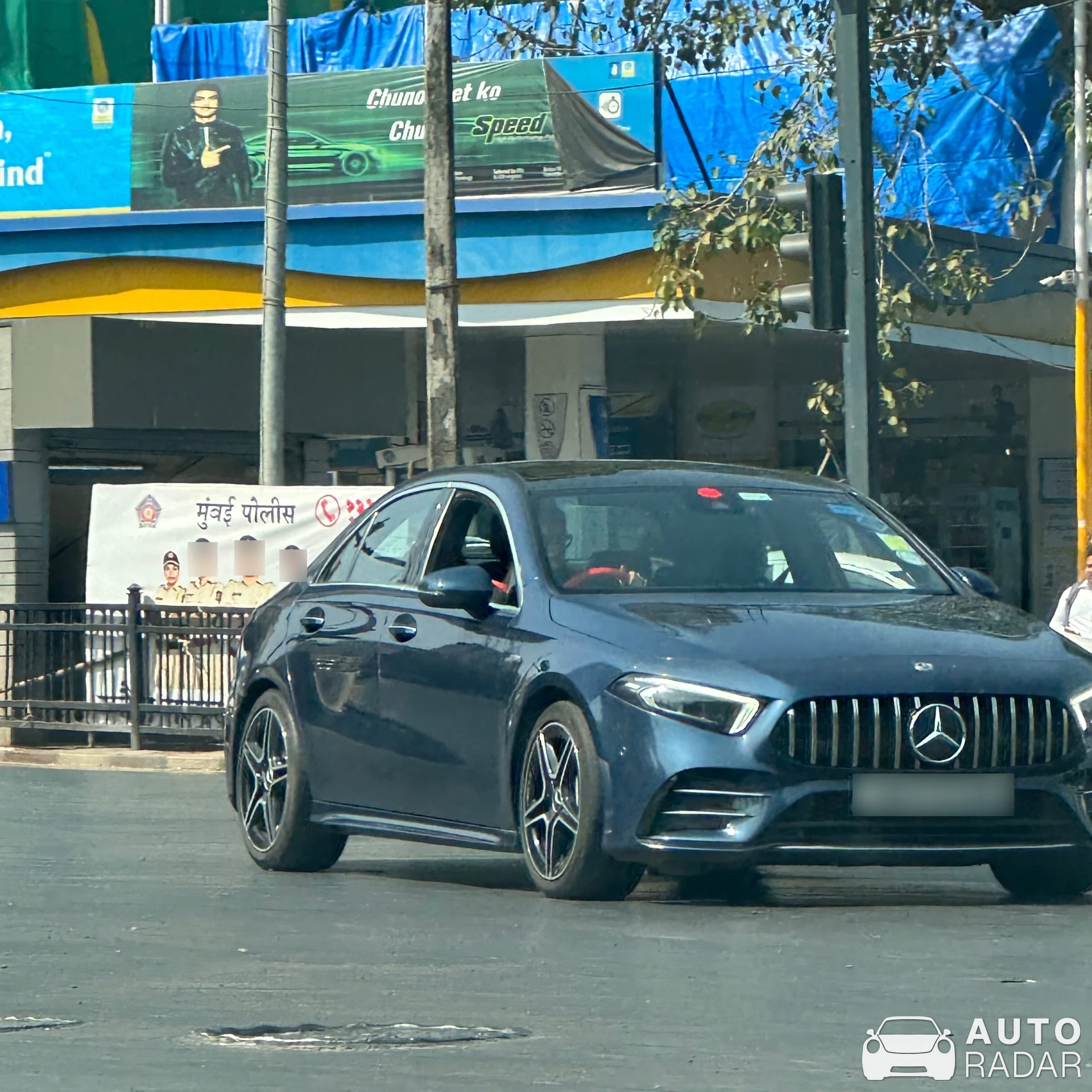 Mercedes-AMG A 45 S W177 spotted in Mumbai, India