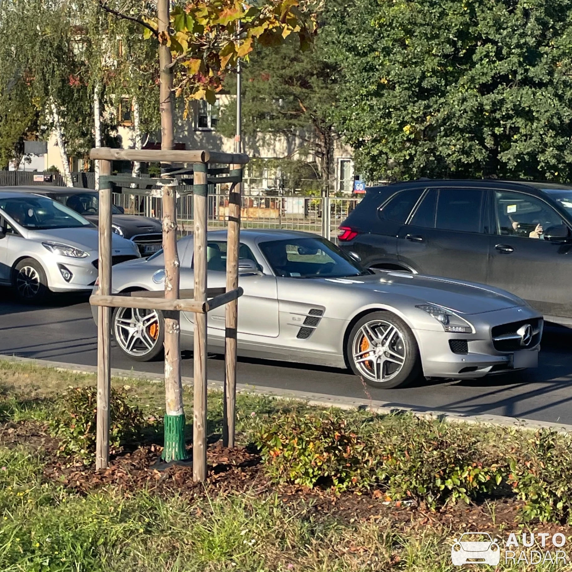 Mercedes-Benz SLS AMG spotted in Warszawa, Poland