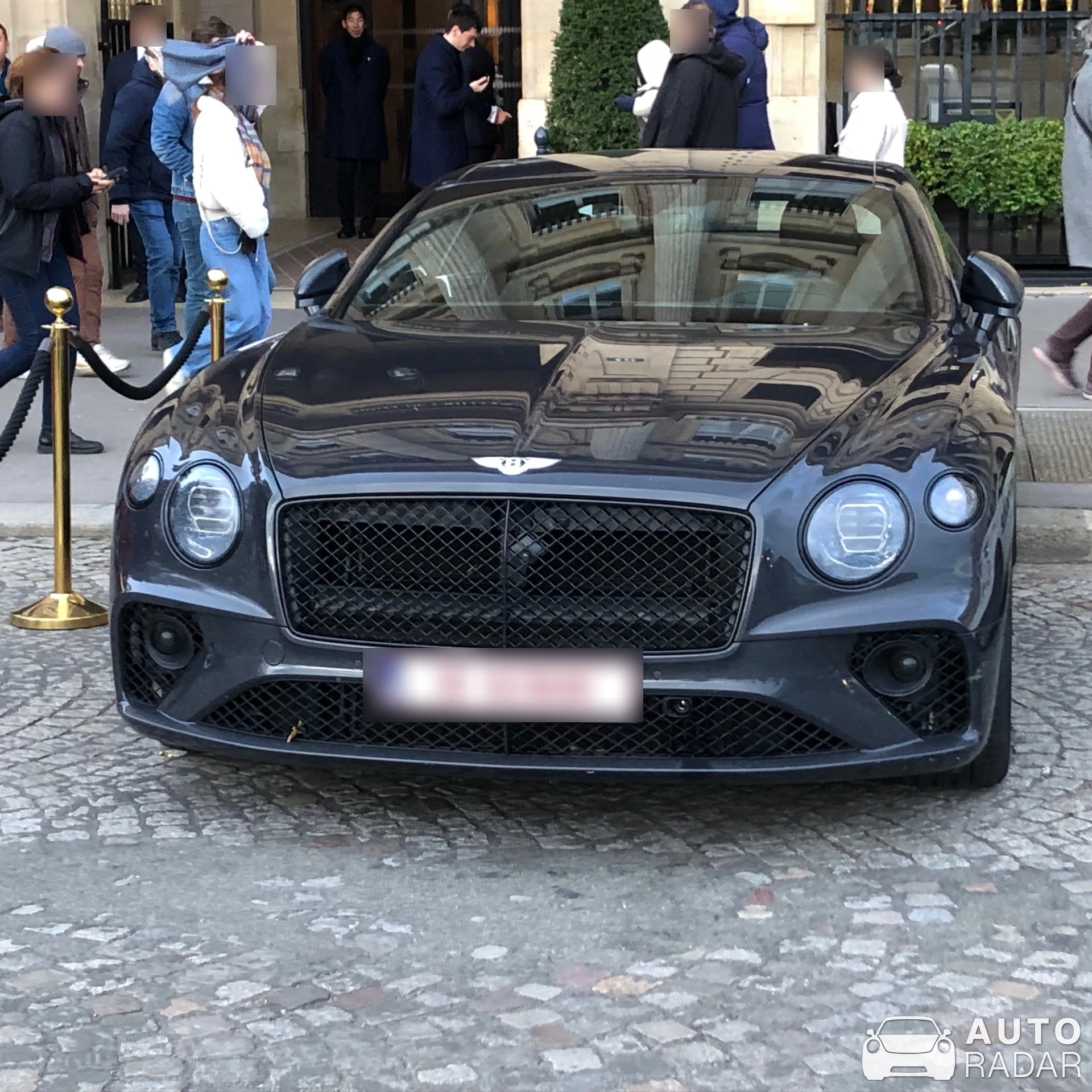 Bentley Continental GT spotted in Paris, France