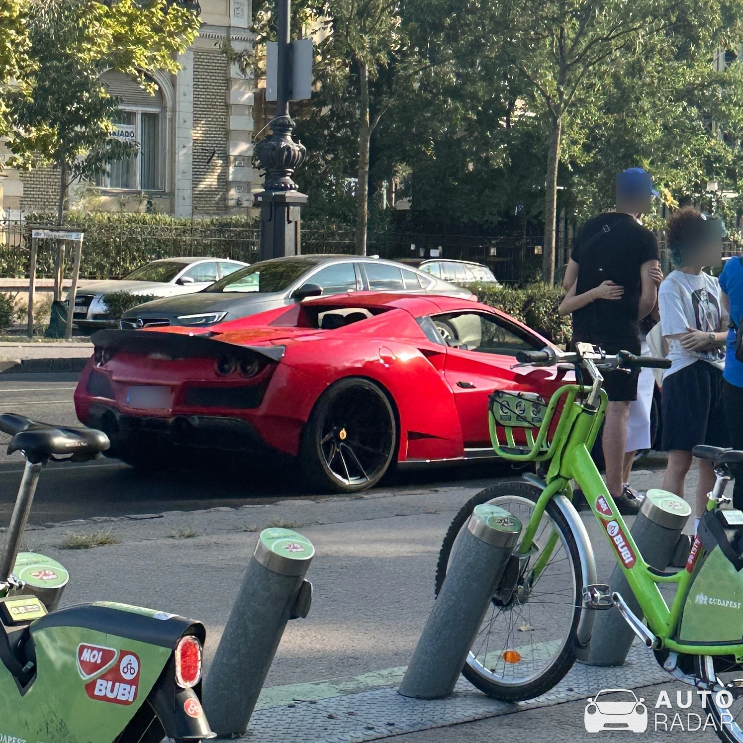 Ferrari F8 Spider Novitec Rosso spotted in Budapest, Hungary