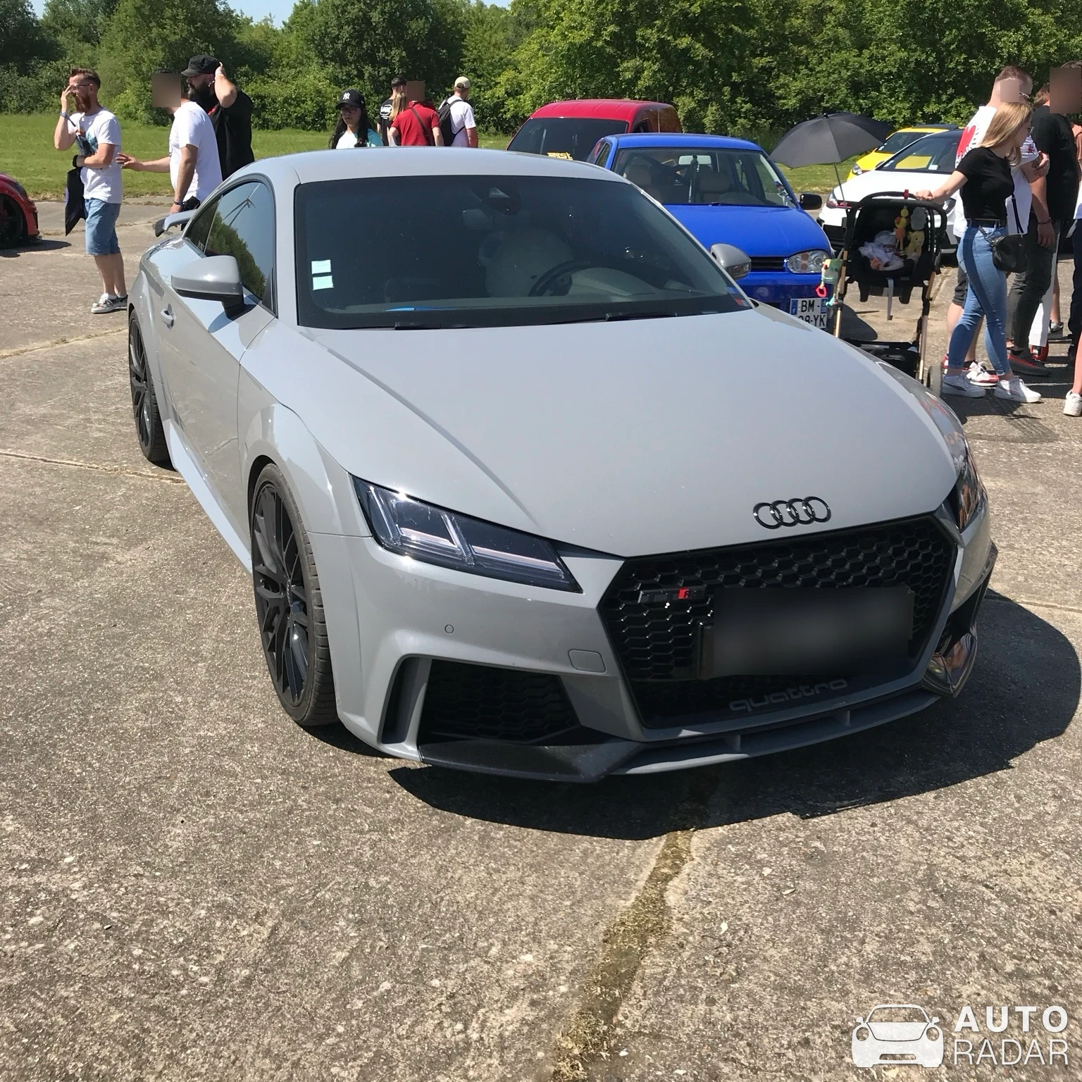 Audi TT-RS spotted in Le Mans, France