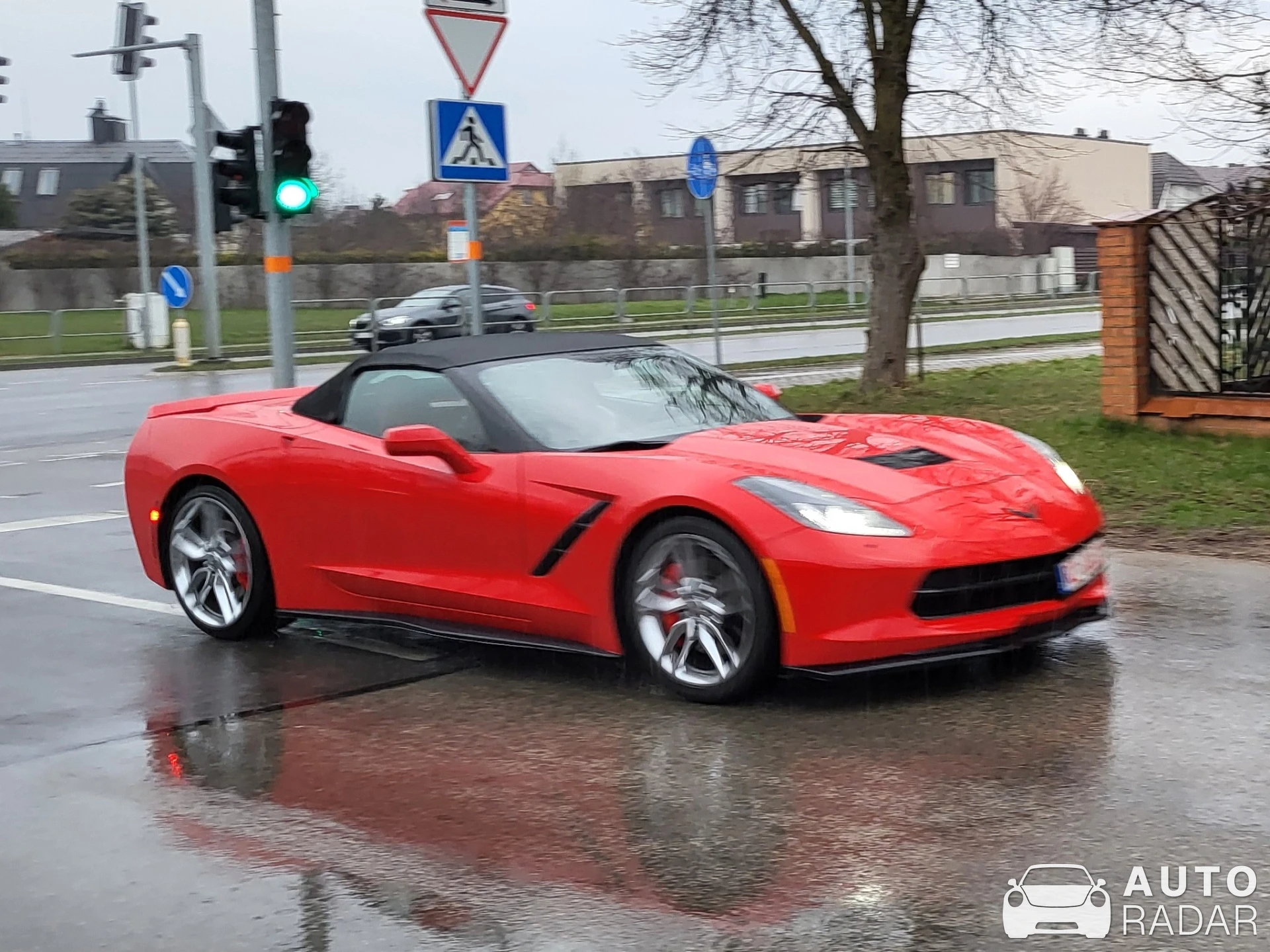 Chevrolet Corvette C7 Stingray Convertible spotted in Palanga City