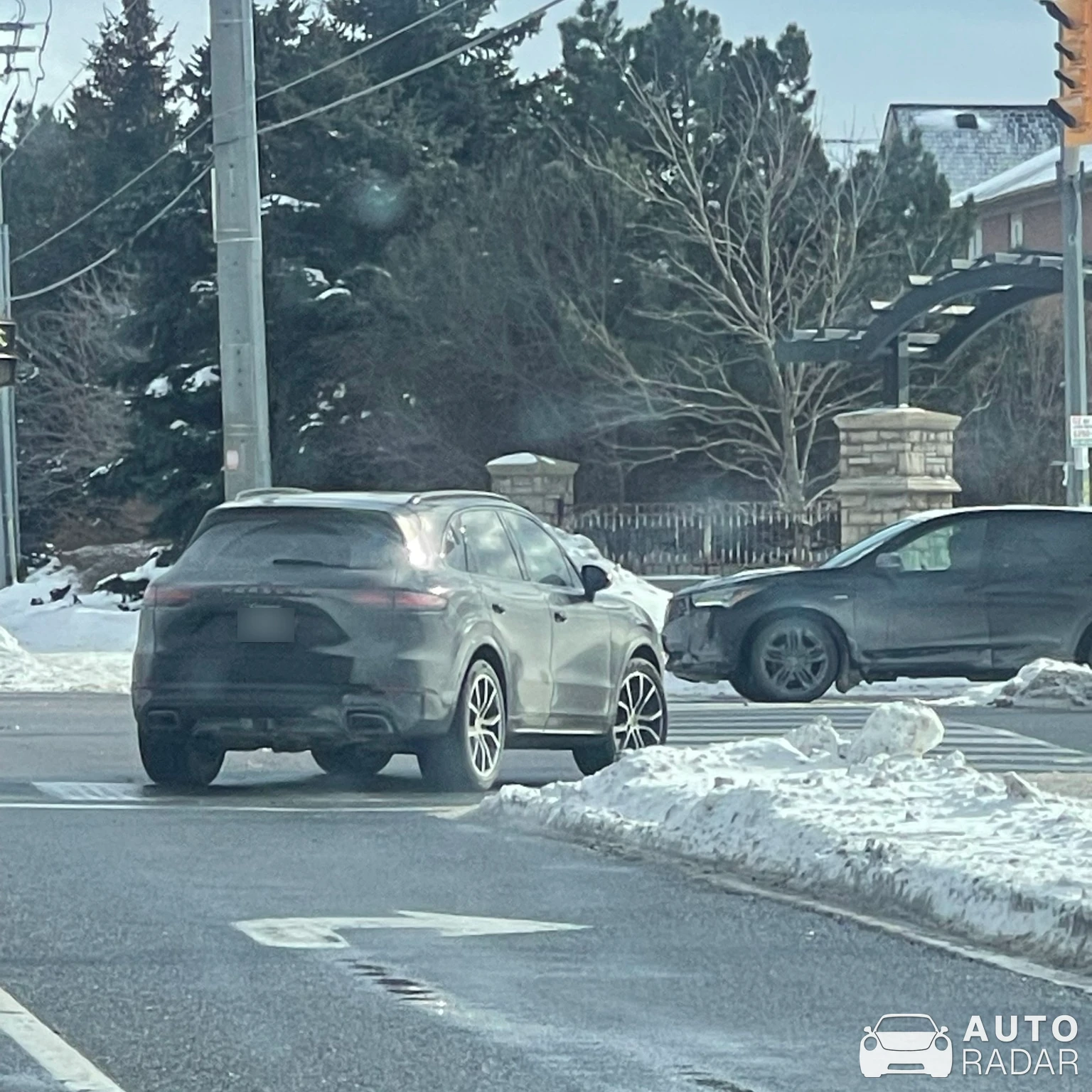 Porsche Cayenne spotted in Brampton, Canada