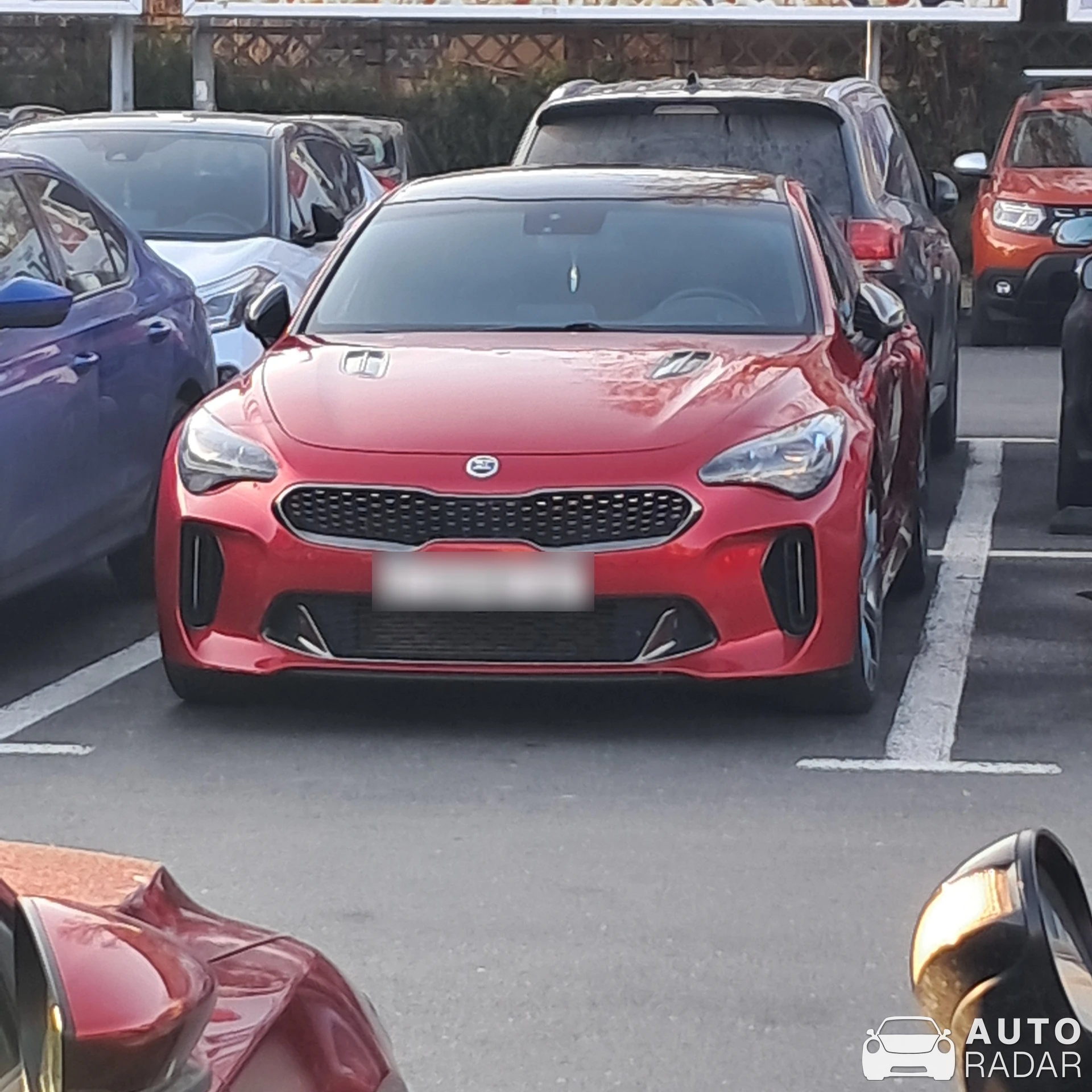 Kia Stinger spotted in București, Румыния