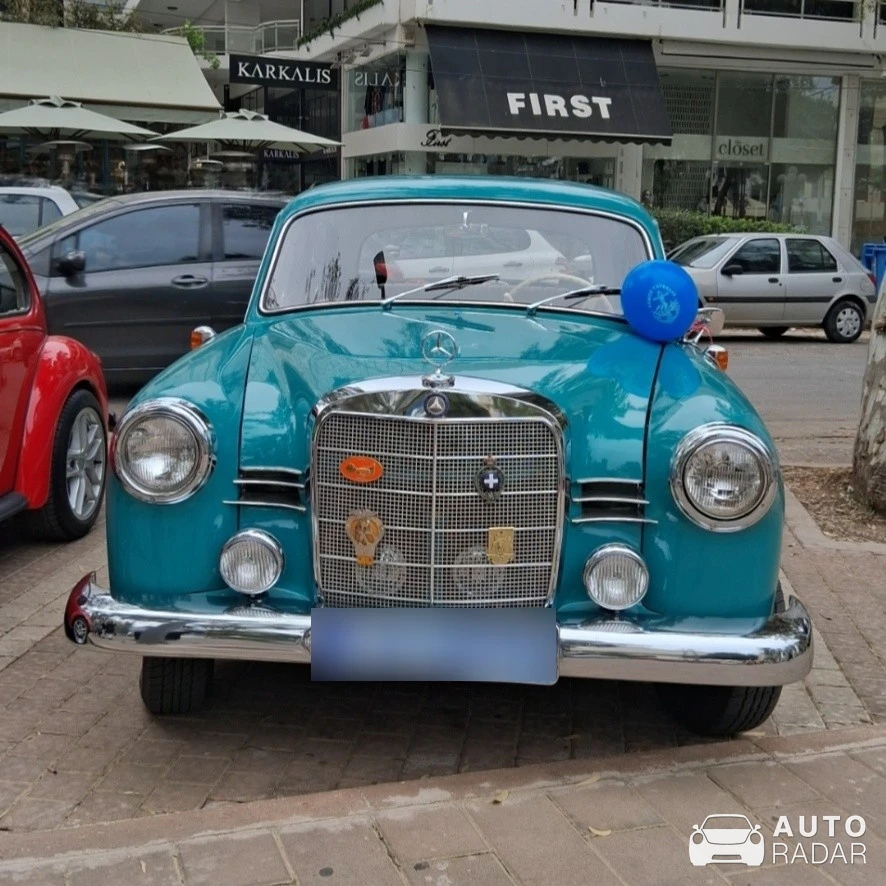 Mercedes 180 Ponton W120 spotted in Glyfada, Greece