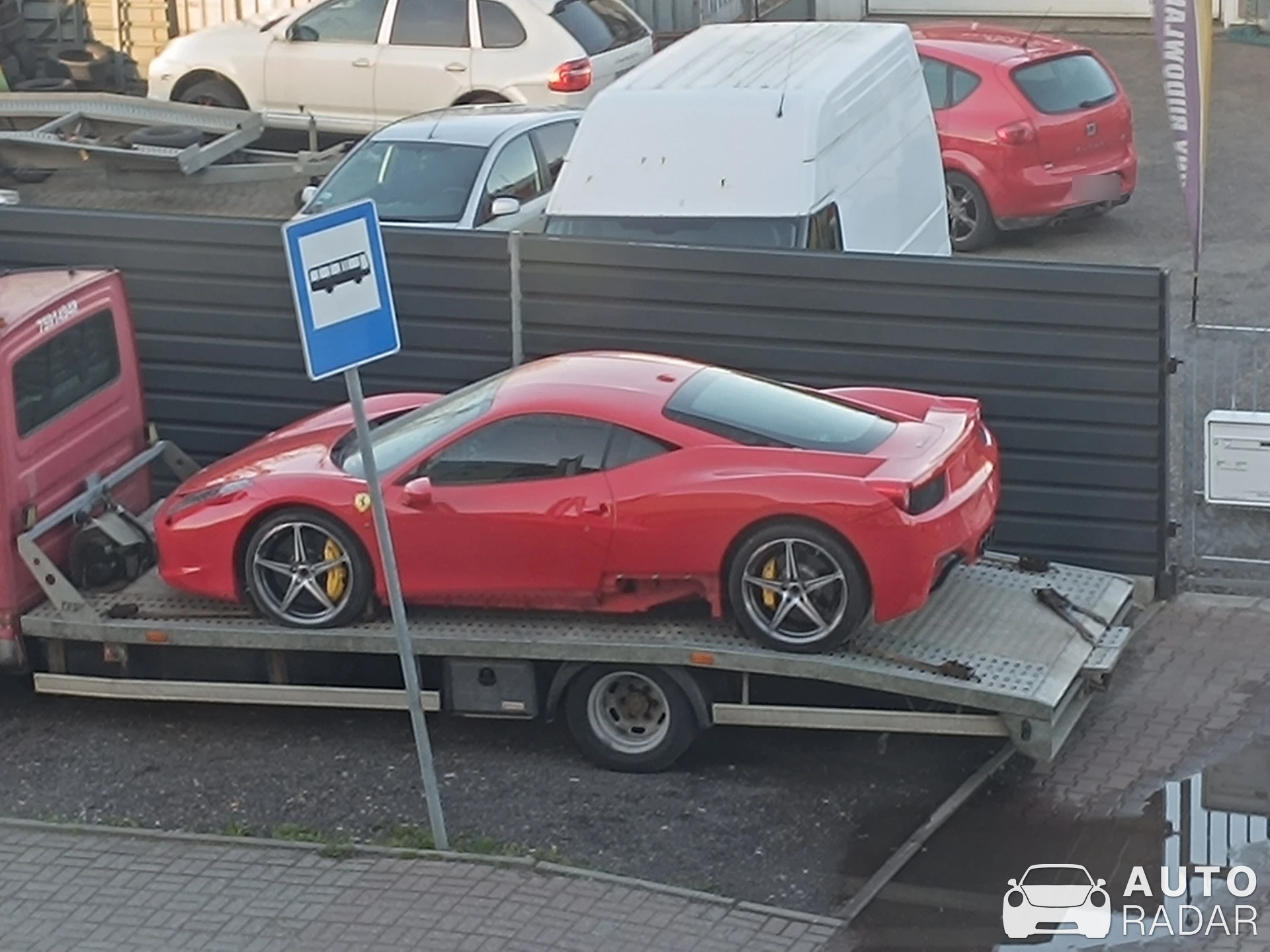 Ferrari 458 Italia spotted in Rydułtowy, Poland