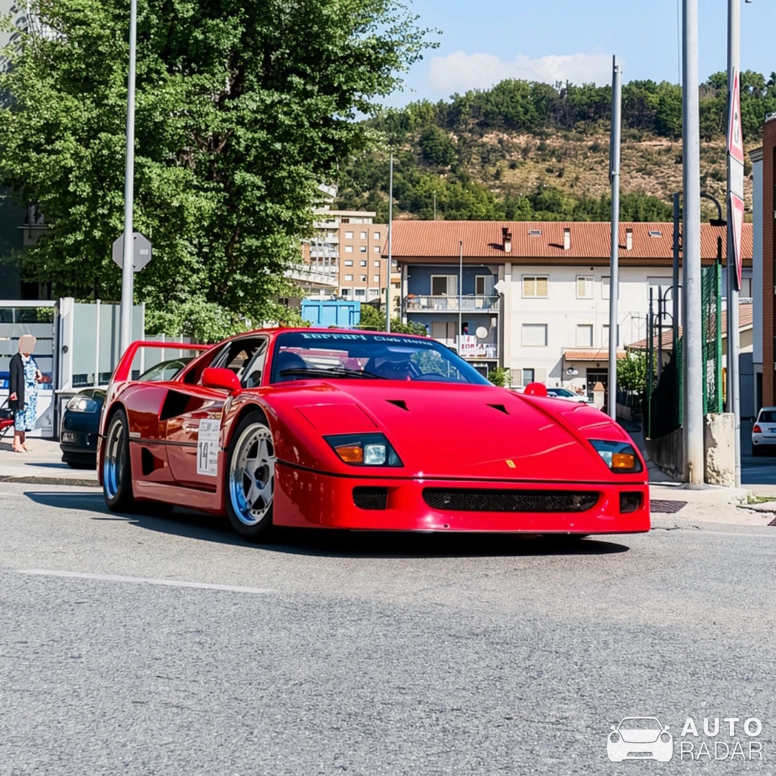 Ferrari F40 spotted in Teramo