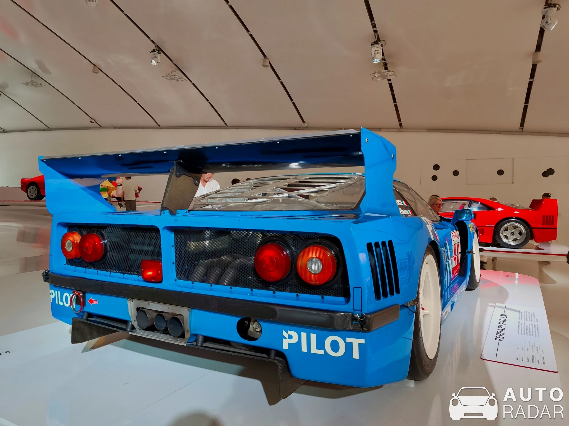 Ferrari F40 LM spotted in Modena
