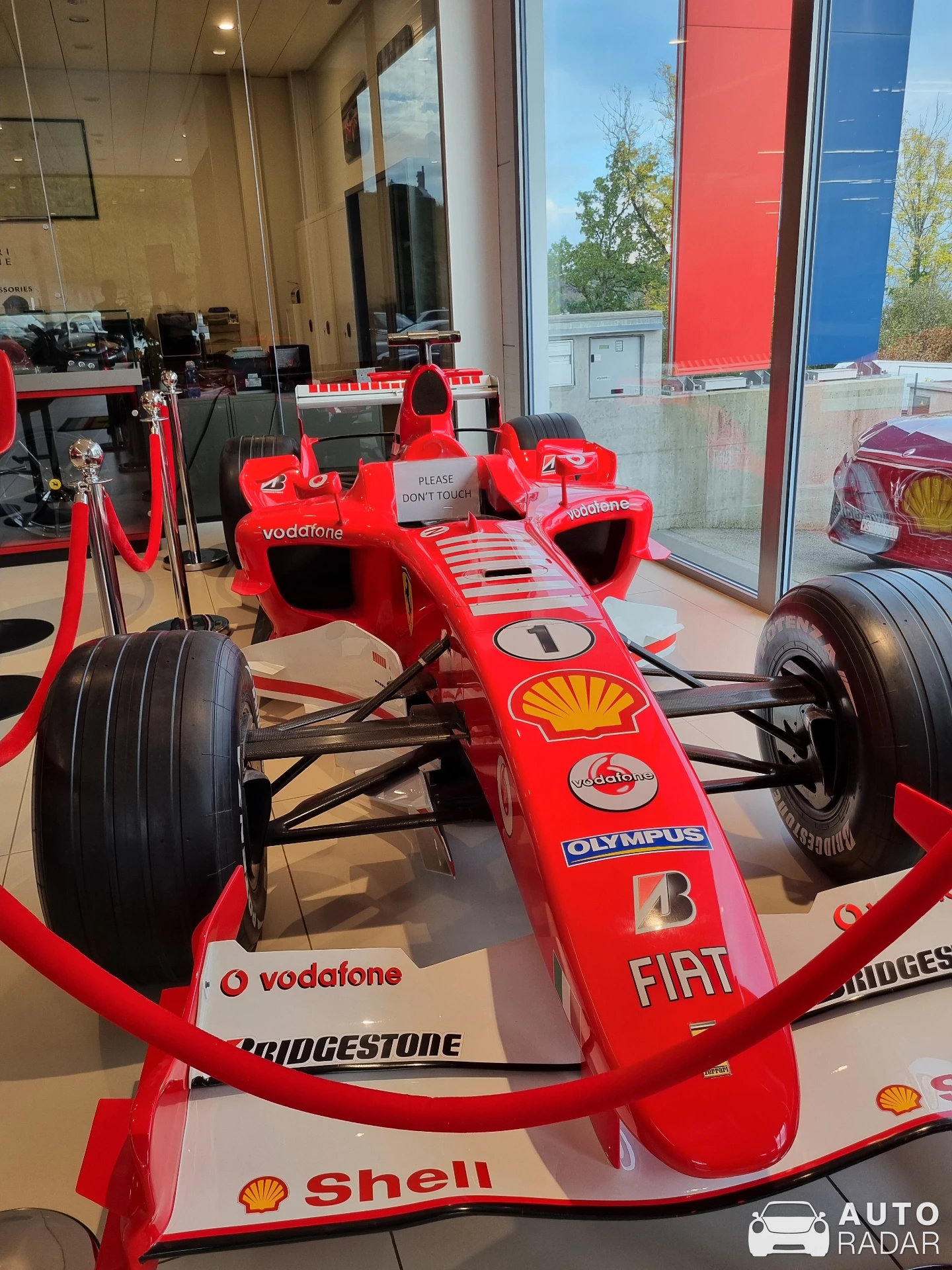 Ferrari F2004 spotted in Lutry, Switzerland