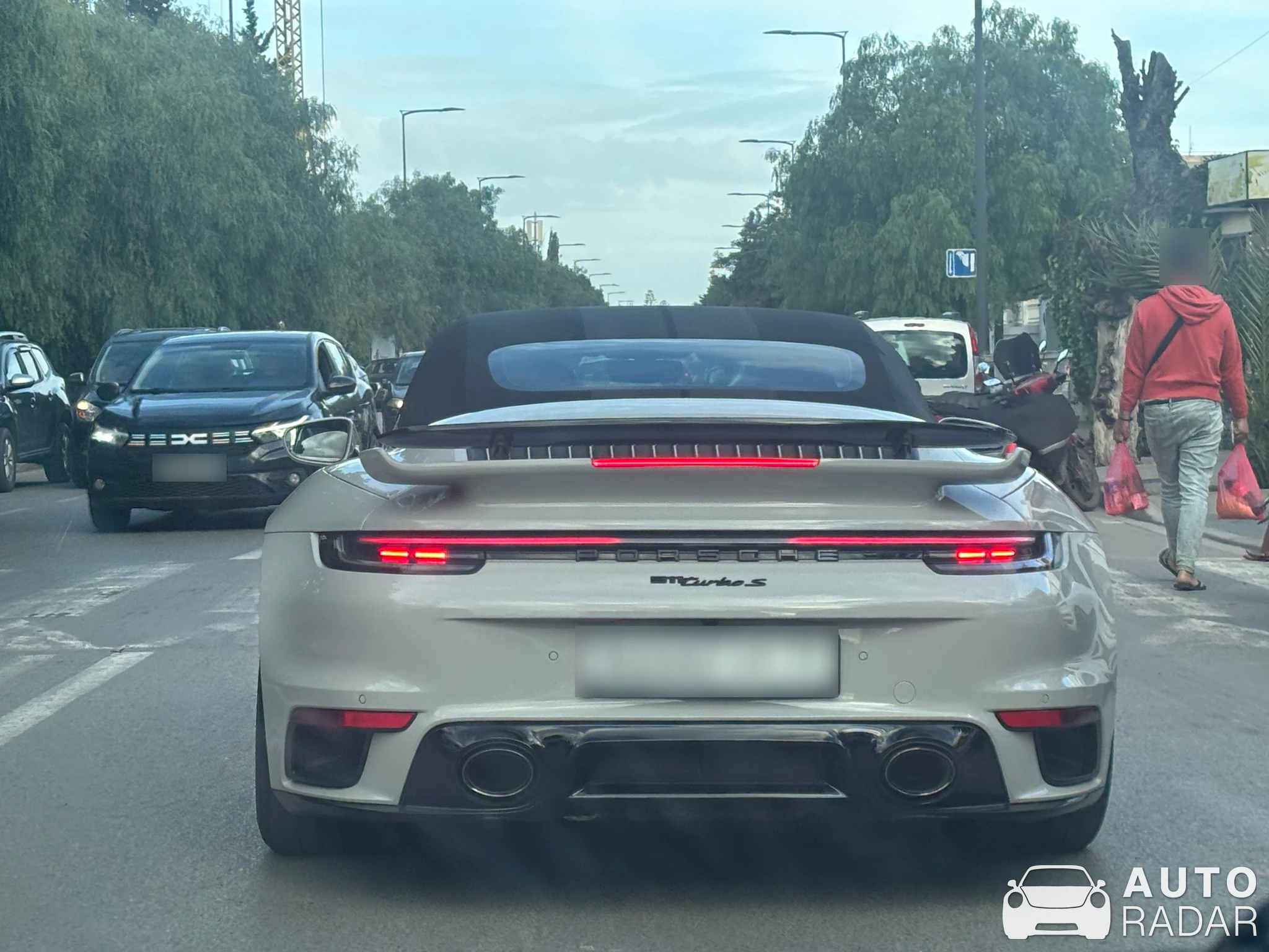 Porsche 992 Turbo S Cabriolet MkI spotted in Casablanca, Maroc