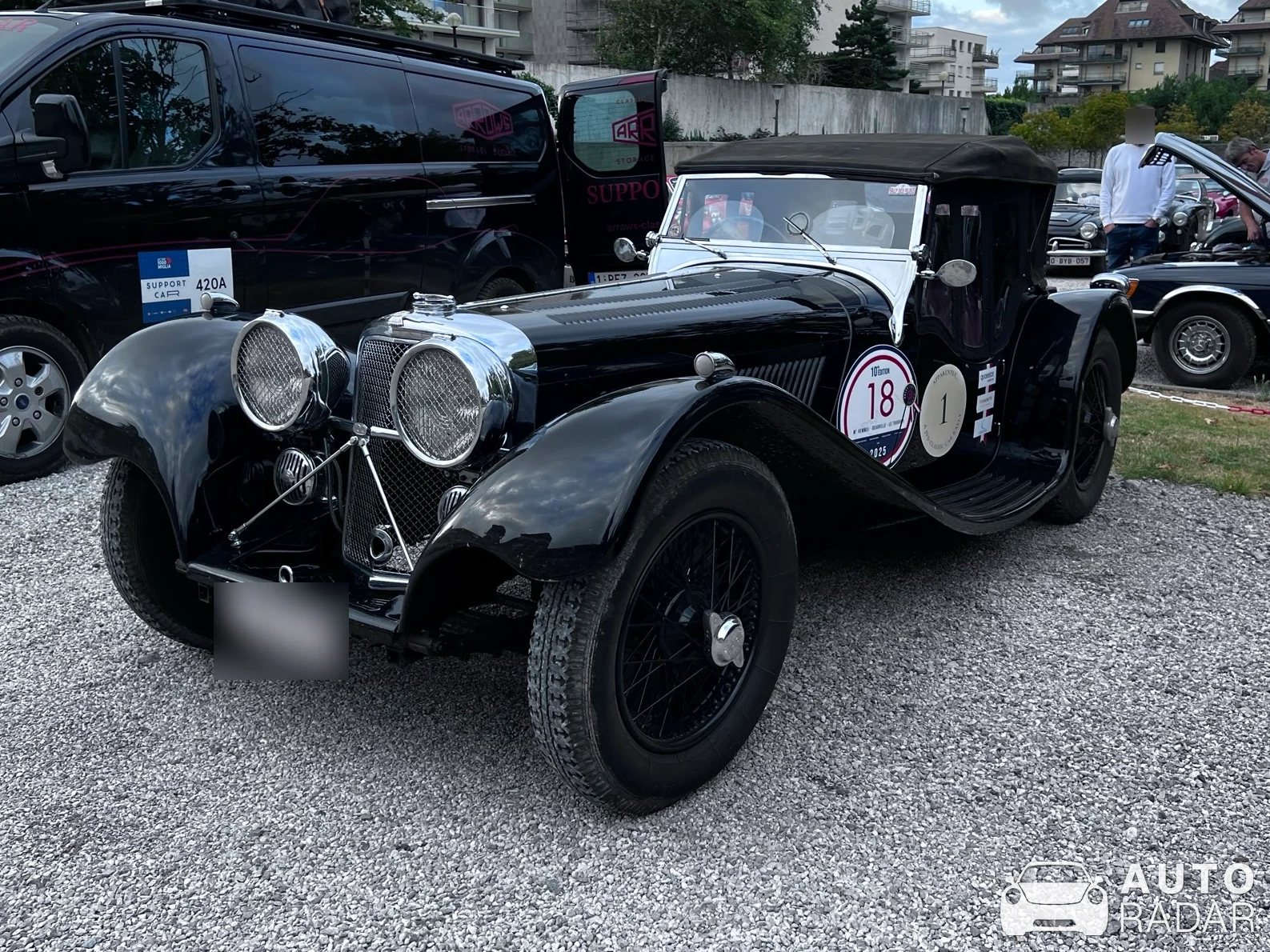 Jaguar SS 100 3.5 Liter 1936 spotted in Le Touquet-Paris-Plage