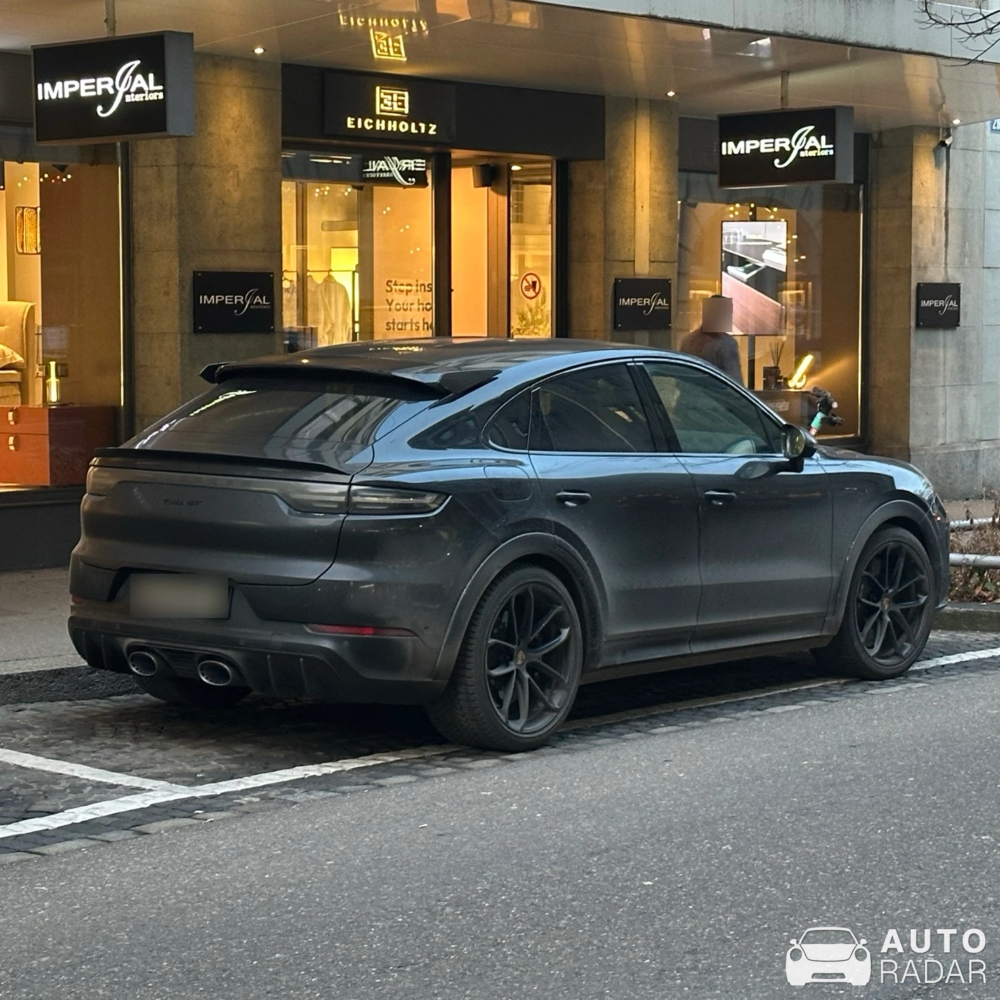 Porsche Cayenne Coupé Turbo GT spotted in Zürich, Schweiz