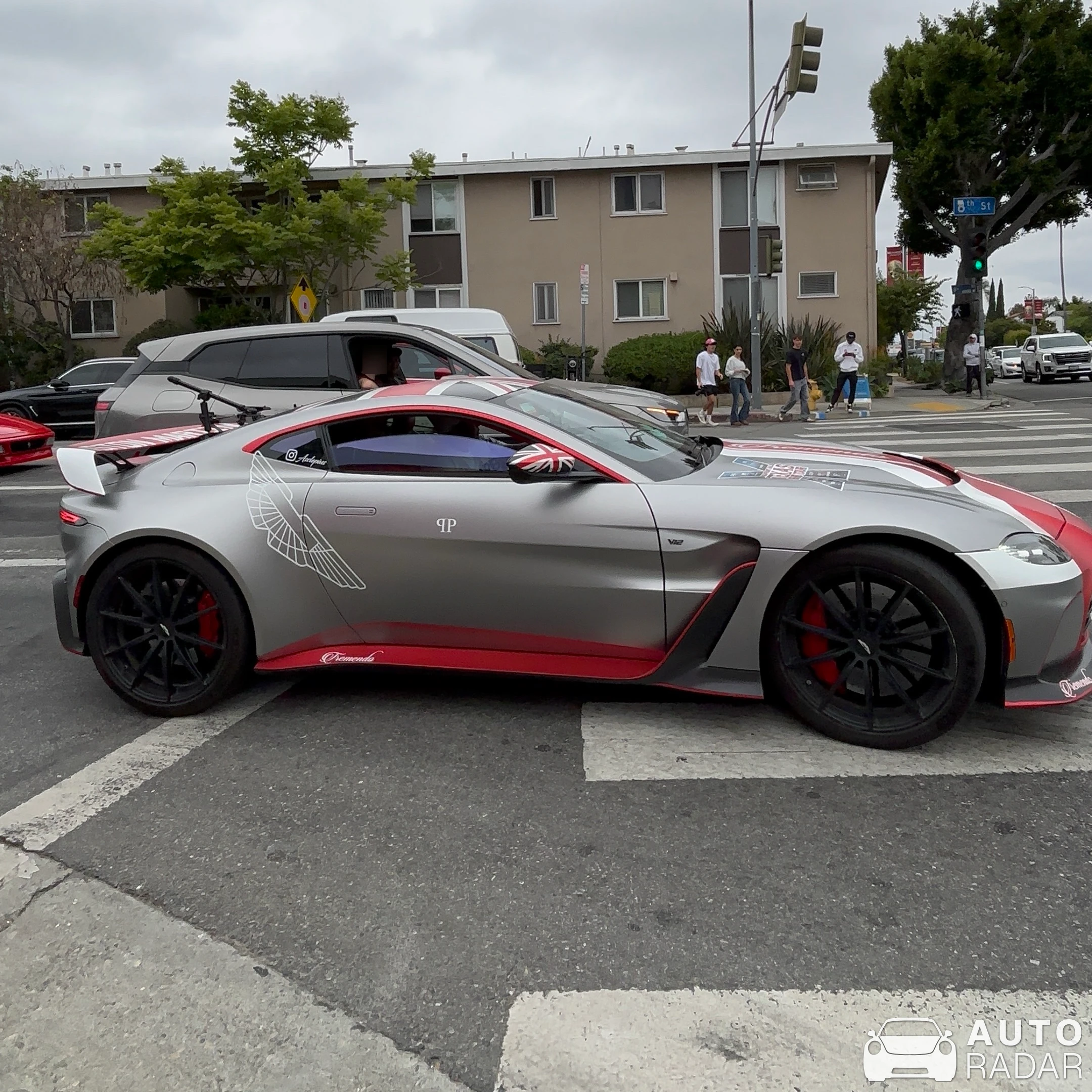 Aston Martin V12 Vantage 2023 spotted in Los Angeles