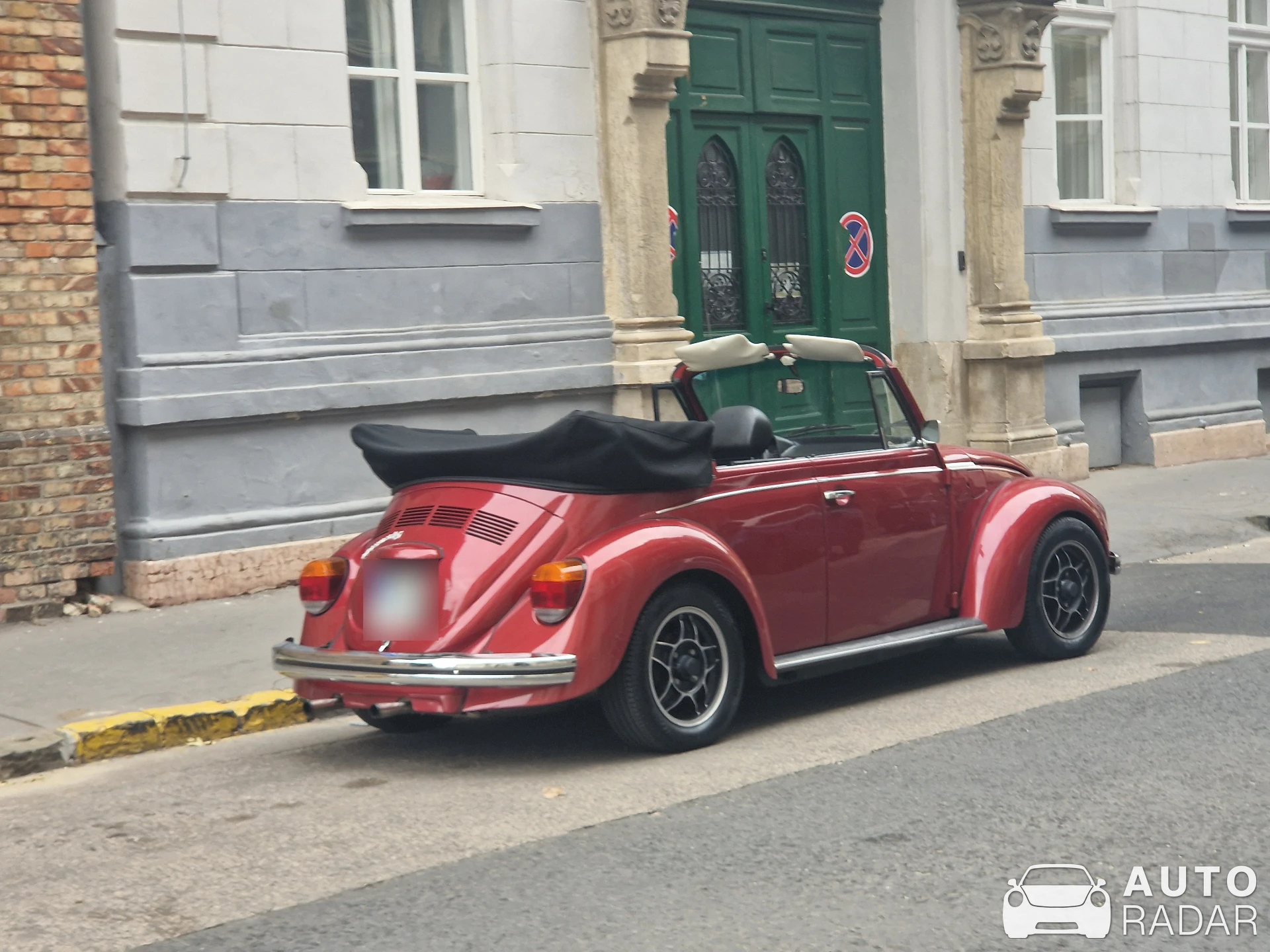 Volkswagen Super Beetle Convertible spotted in Budapest