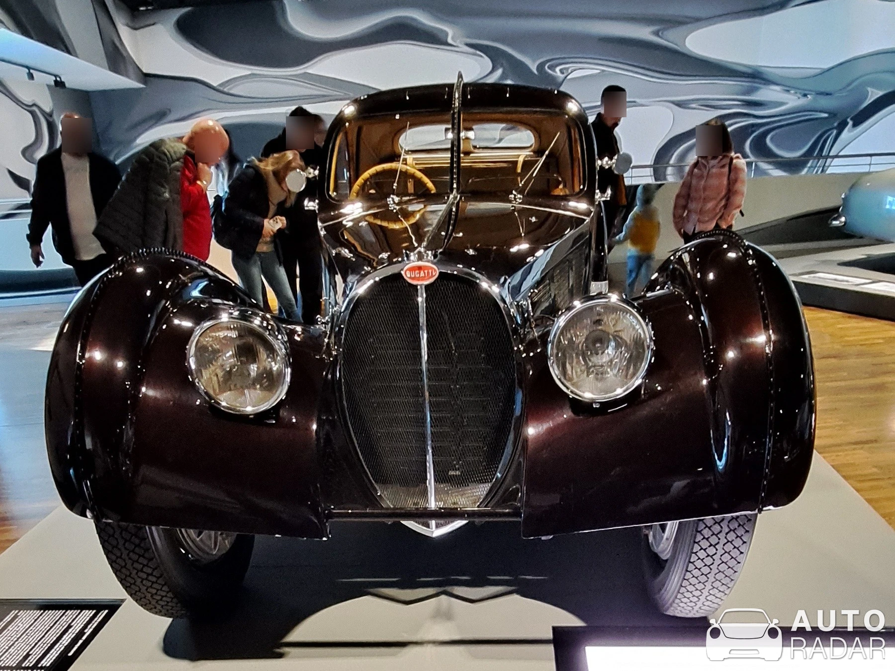 Bugatti Type 57 SC Atalante Coupe spotted in Wolfsburg