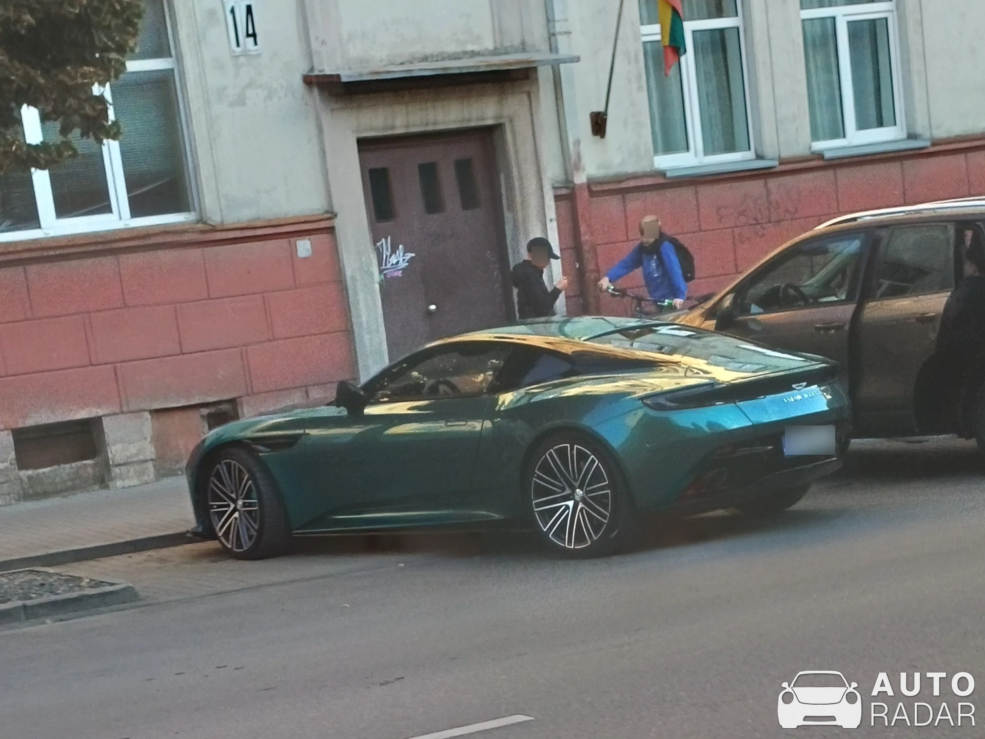 Aston Martin DB12 spotted in Kaunas, Lithuania