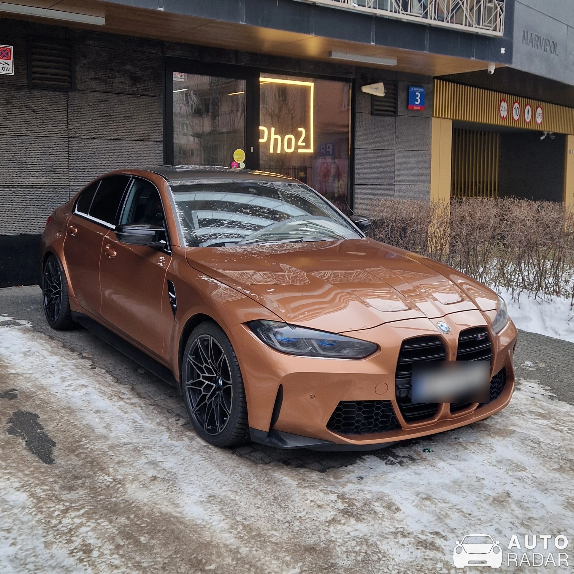 BMW M3 G80 Sedan Competition spotted in Warszawa, Poland