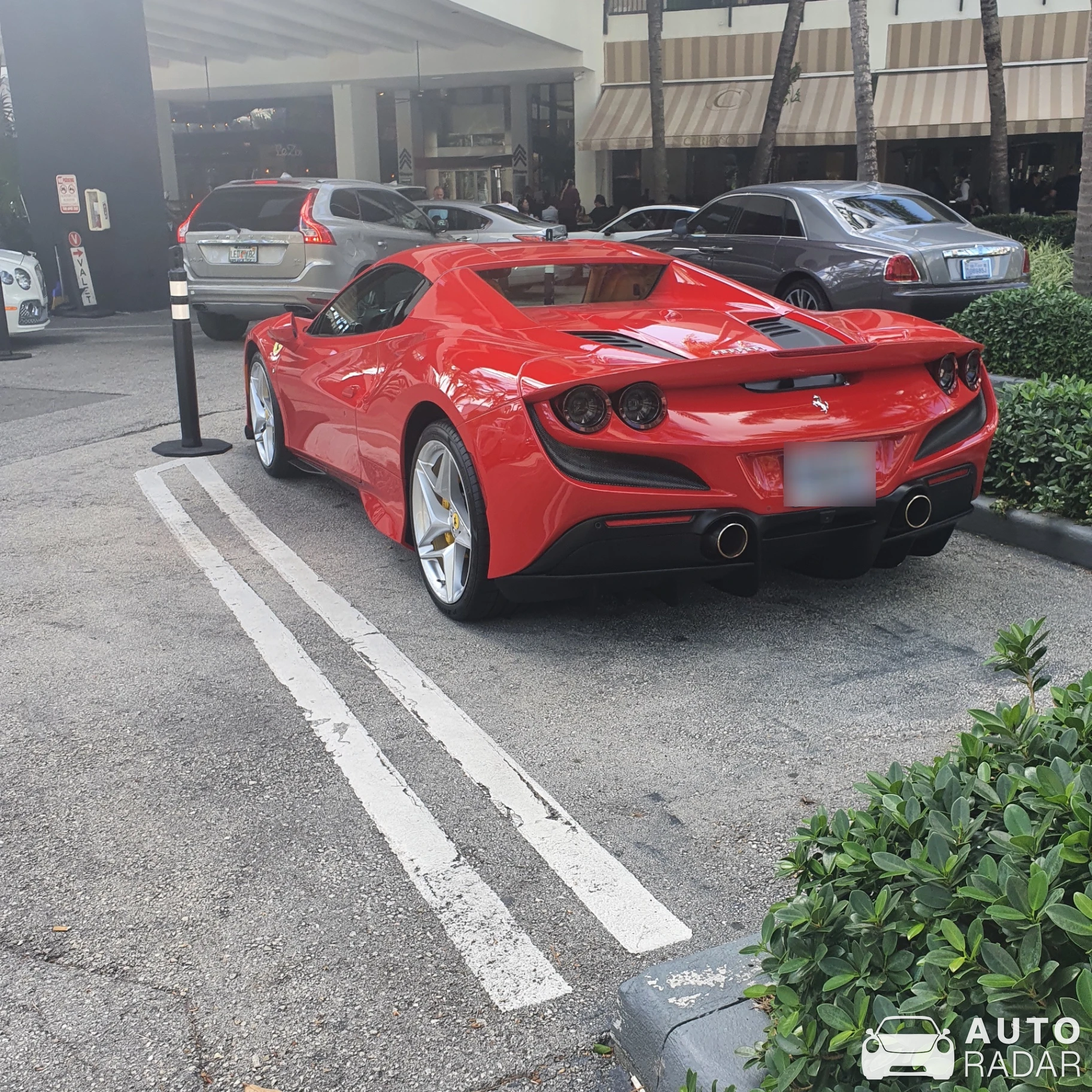 Ferrari F8 Spider spotted in Bal Harbour, United States