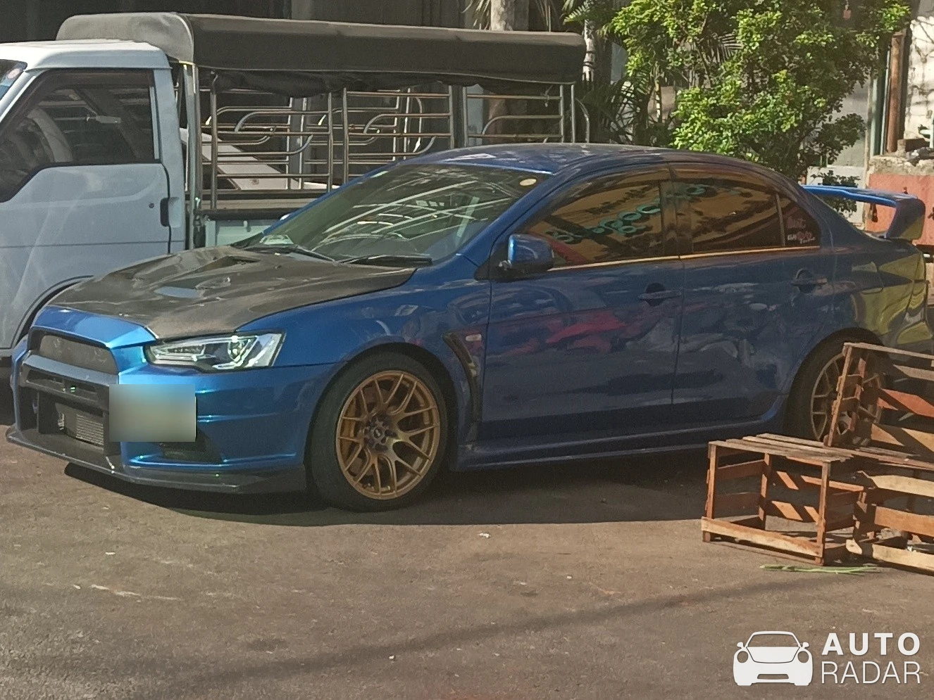 Mitsubishi Lancer Evolution X spotted in Yangon