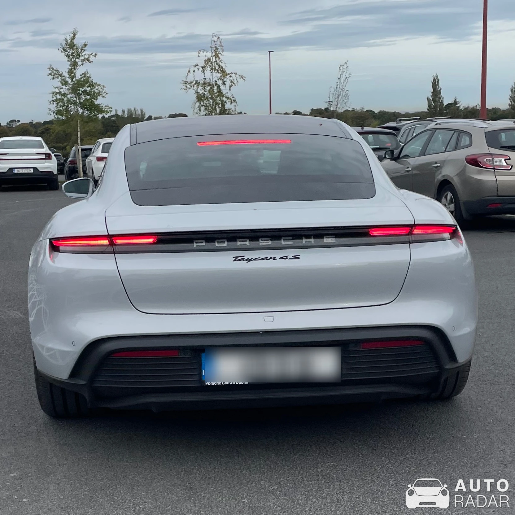 Porsche Taycan 4S spotted in Dublin, Ireland