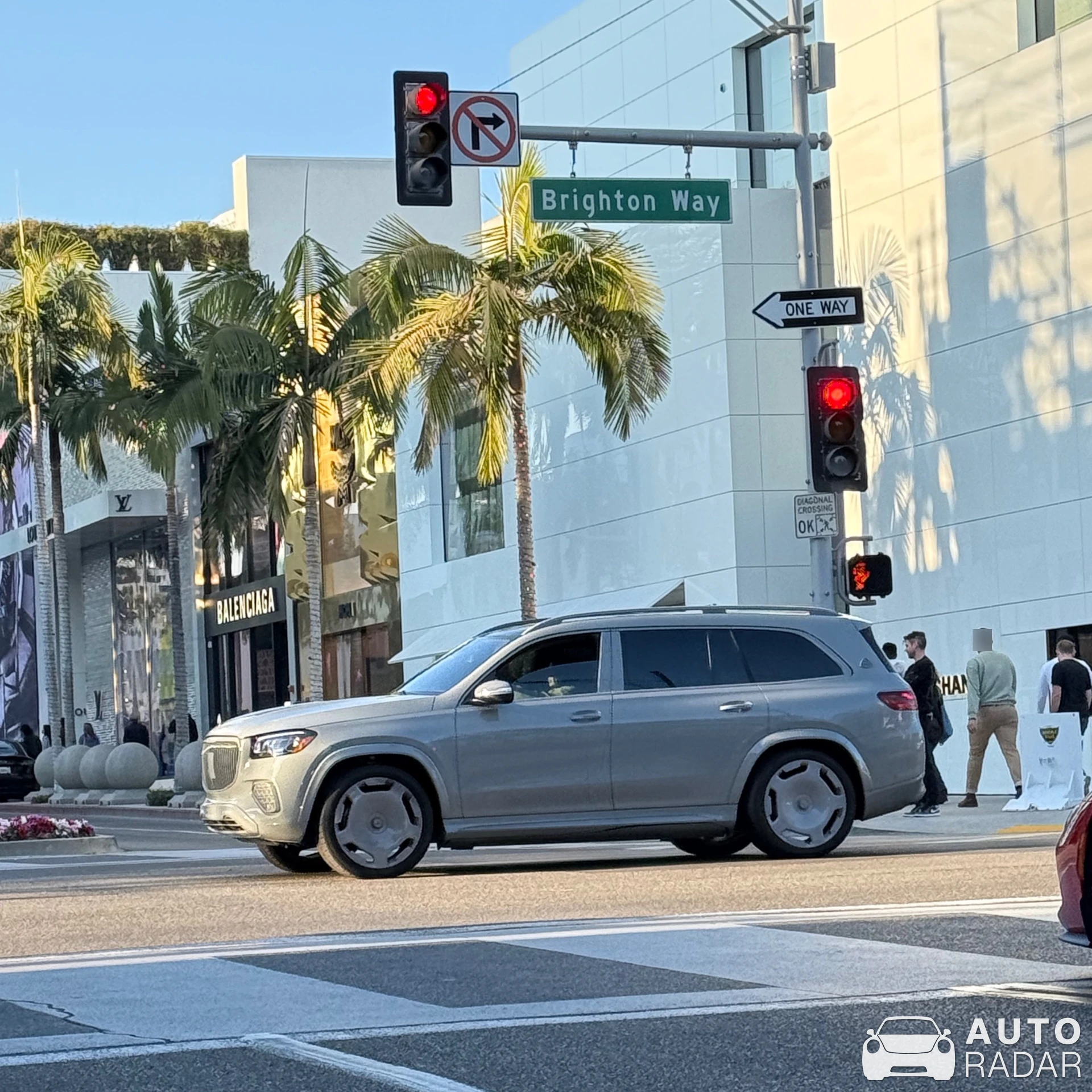 Mercedes-Maybach GLS 600 spotted in Beverly Hills, United States