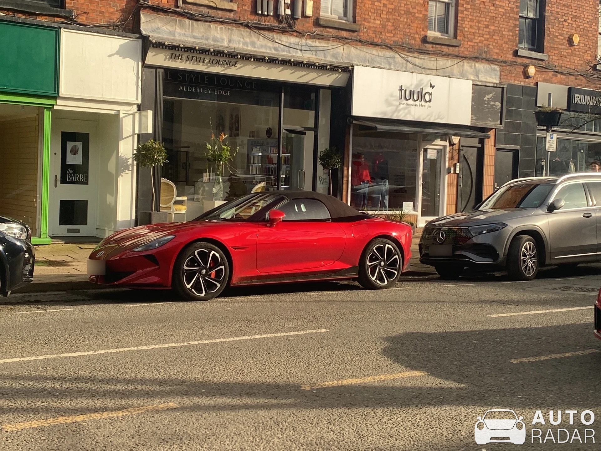 MG Cyberster GTS spotted in Alderley Edge
