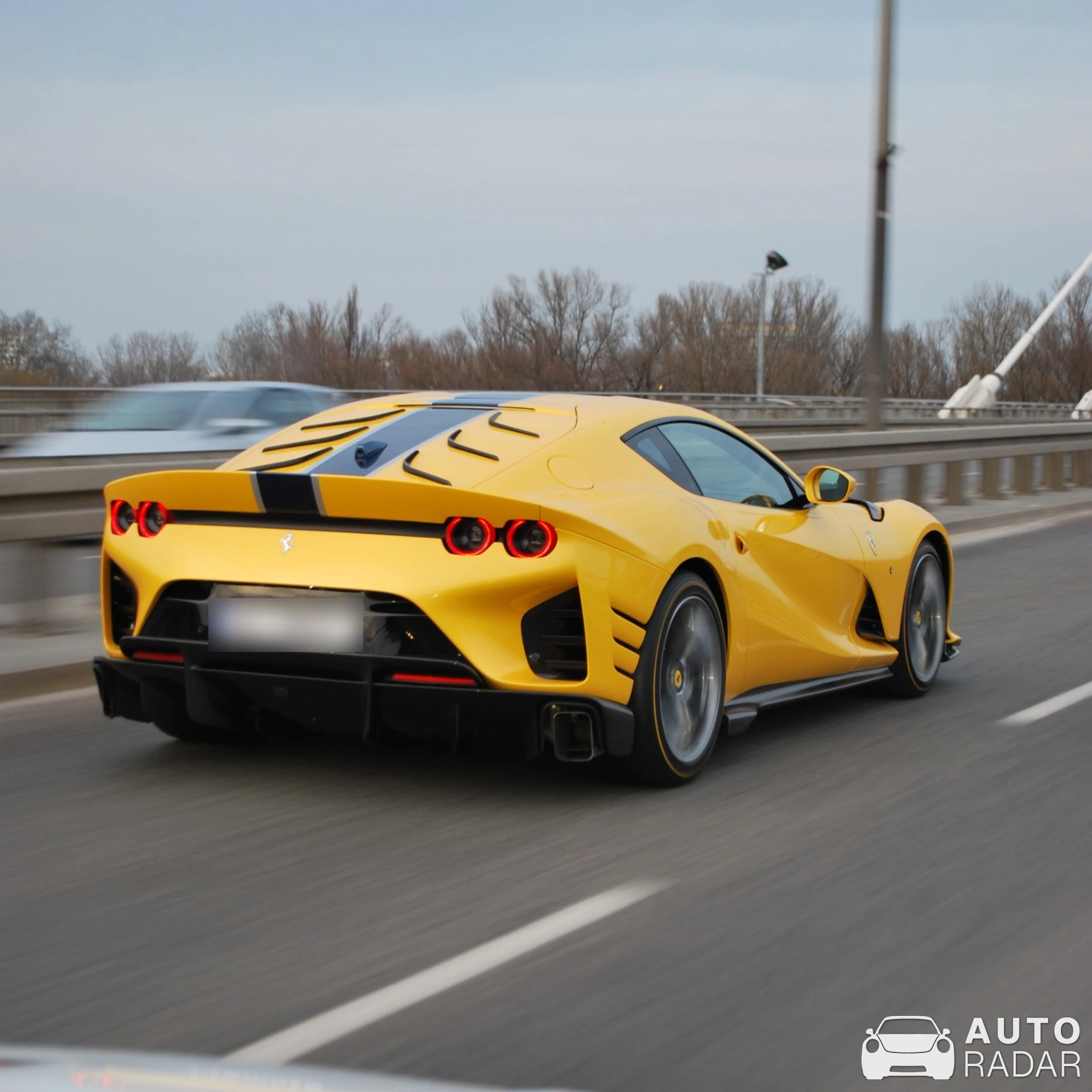 Ferrari 812 Competizione spotted in Warszawa, Poland