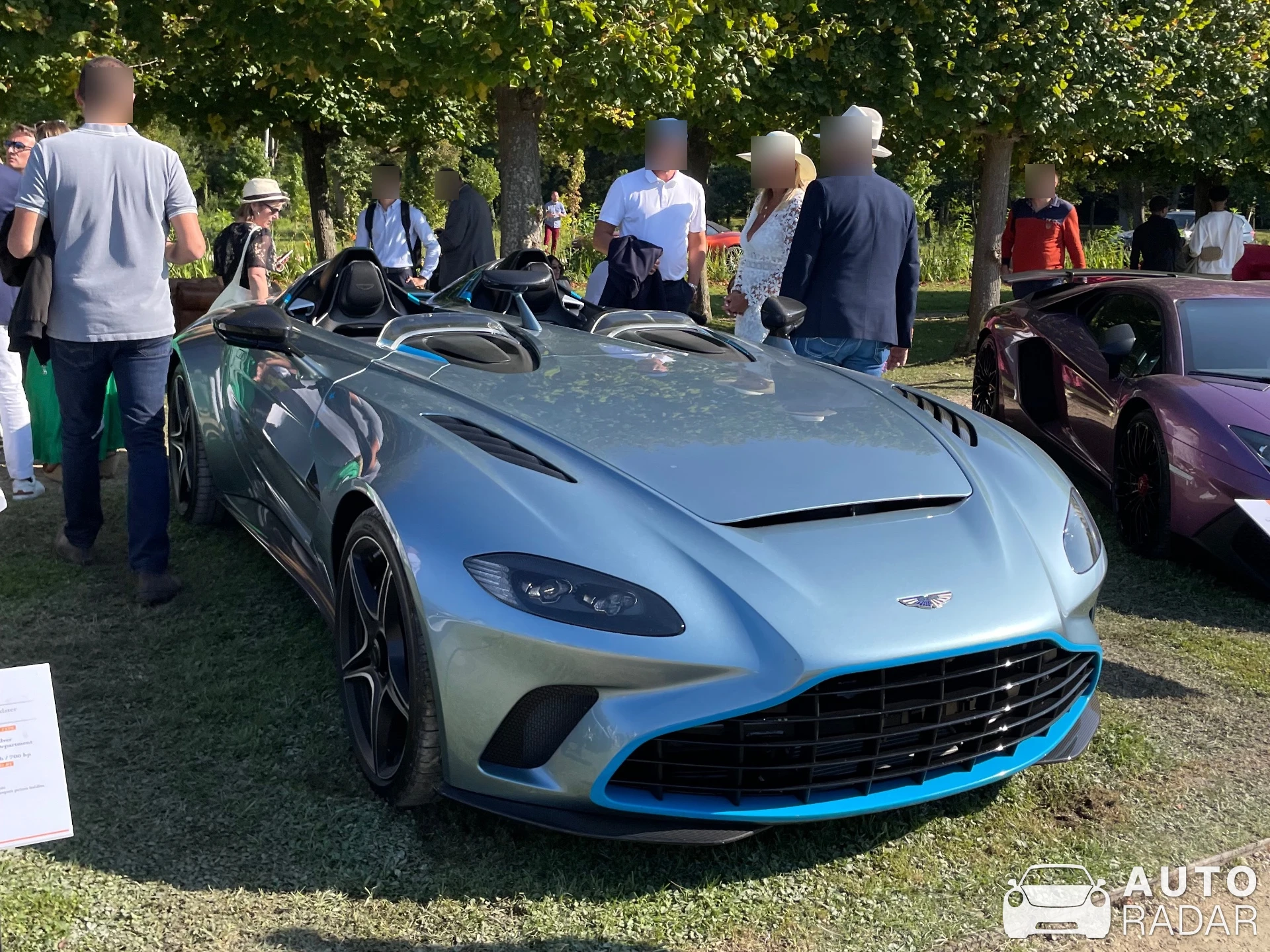 Aston Martin V12 Speedster spotted in Chantilly, France