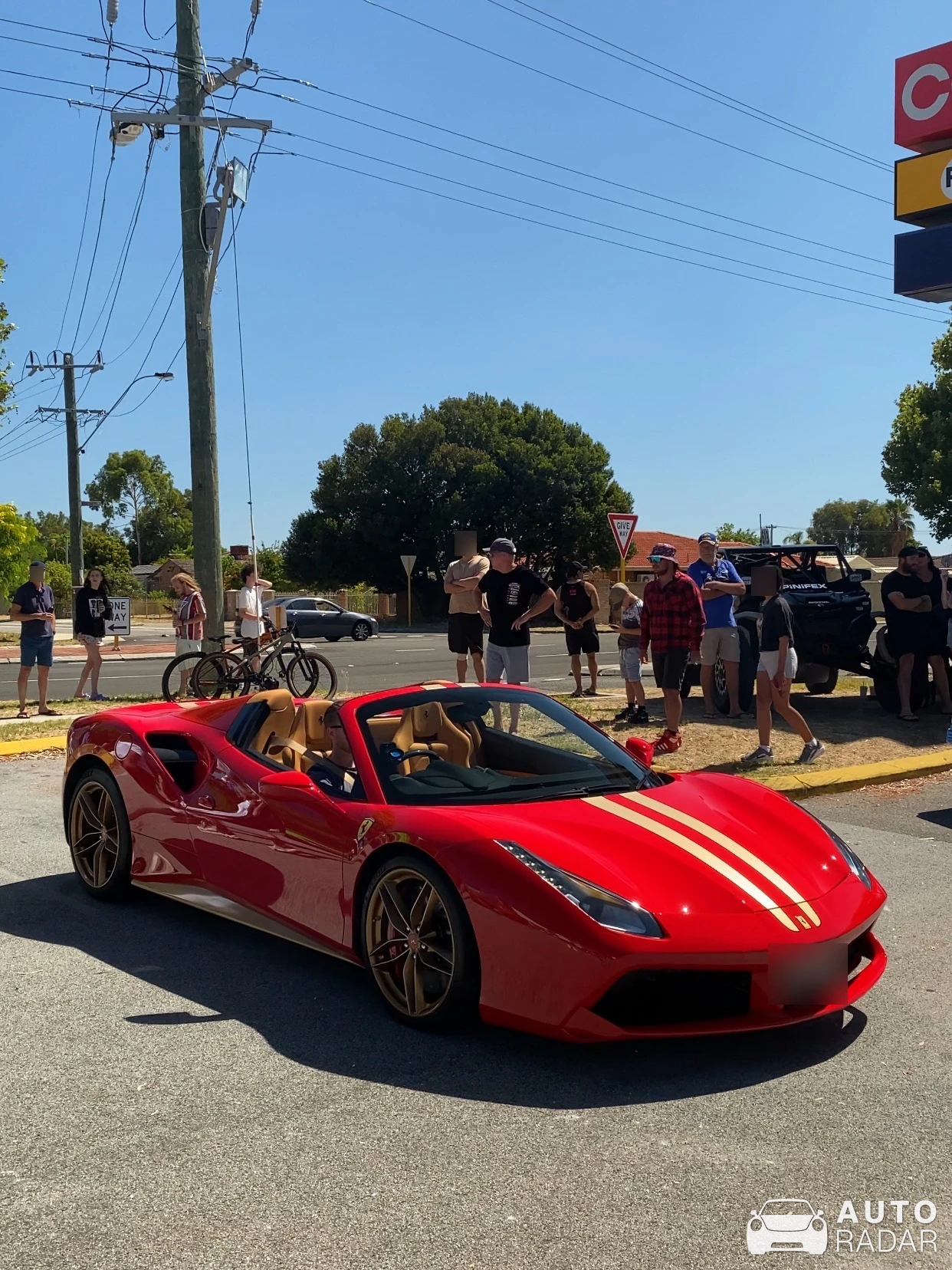 Ferrari 488 Spider spotted in Parkwood, Australia
