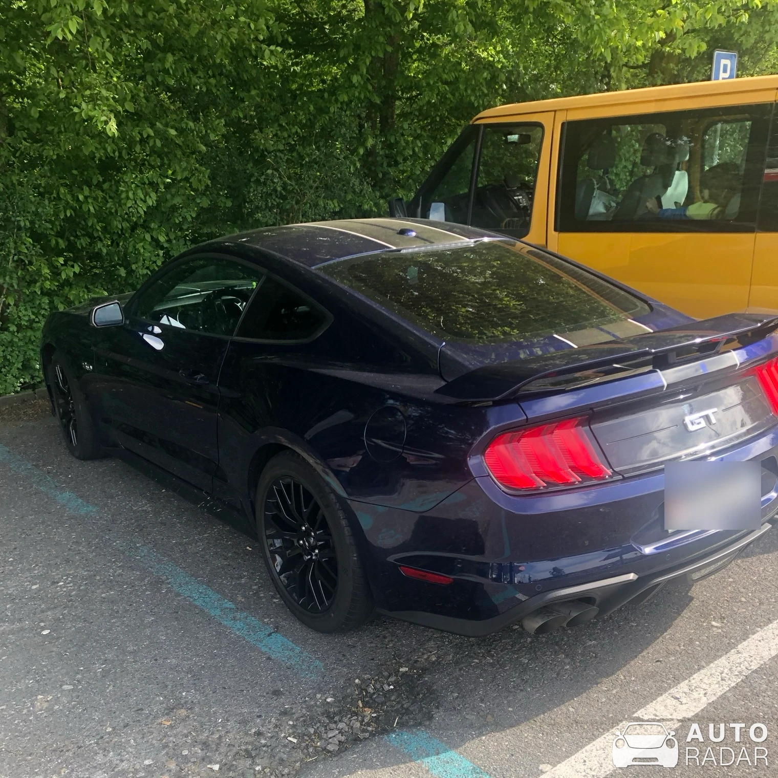Ford Mustang GT spotted in Oberentfelden