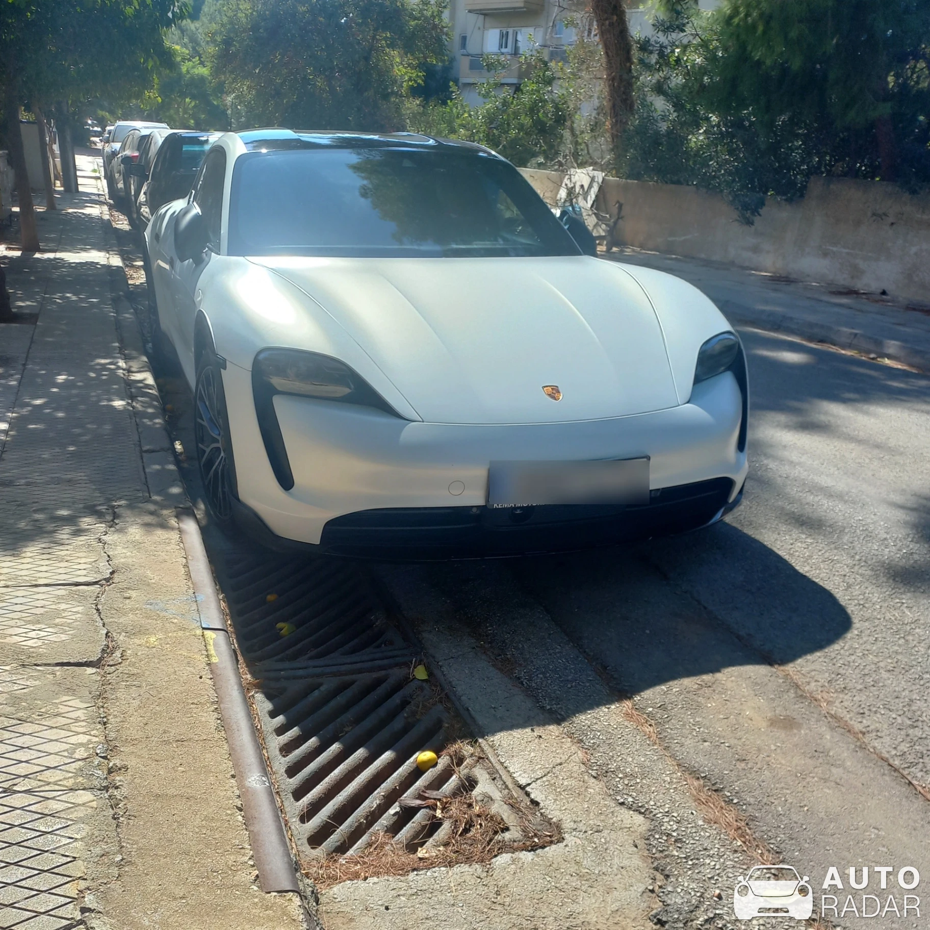 Porsche Taycan 4S spotted in Voula, Greece
