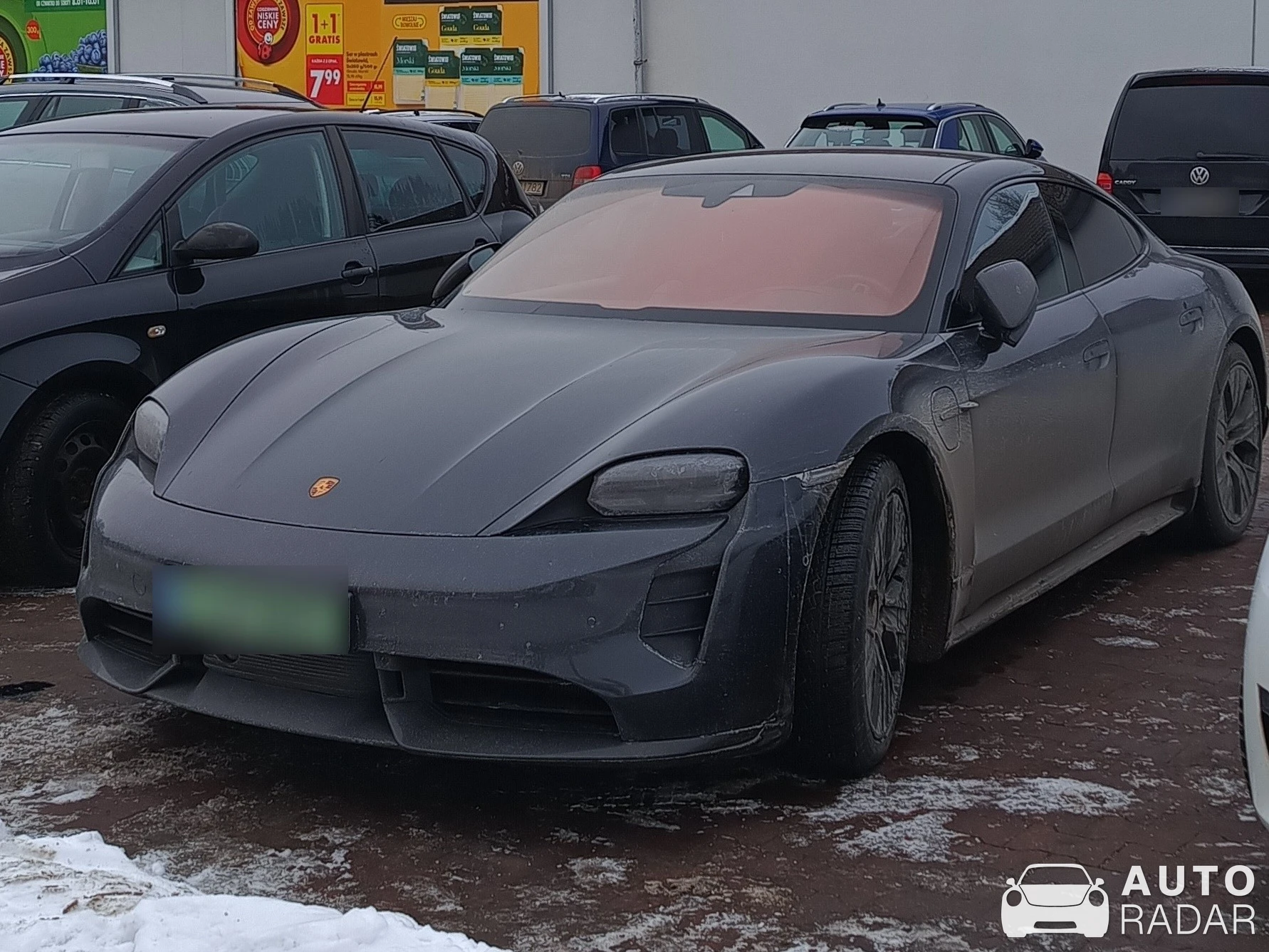 Porsche Taycan GTS spotted in Lwówek Śląski, Poland