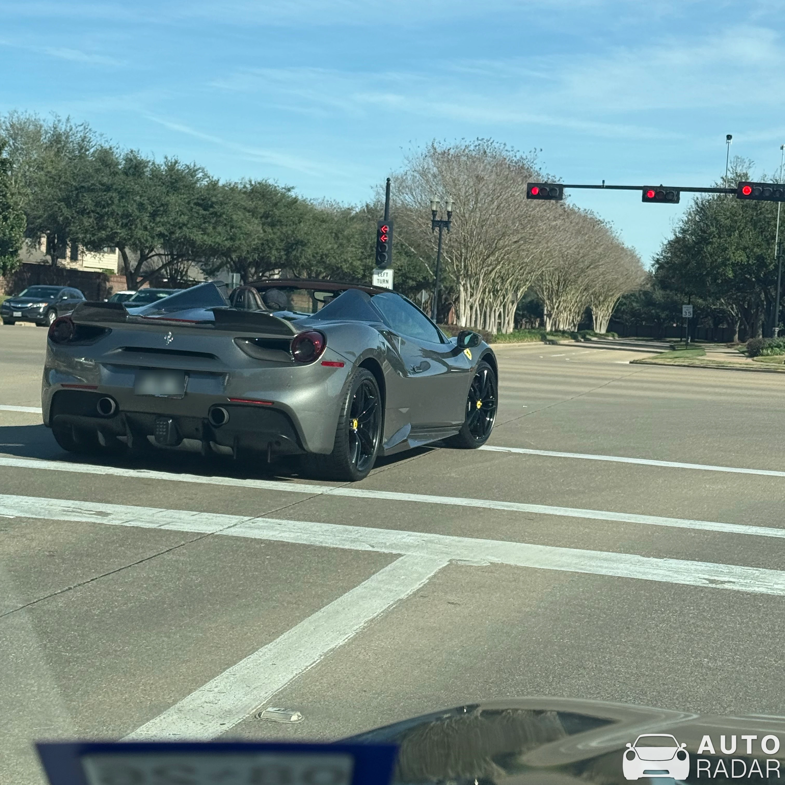 Ferrari 488 Spider spotted in Sugar Land, United States