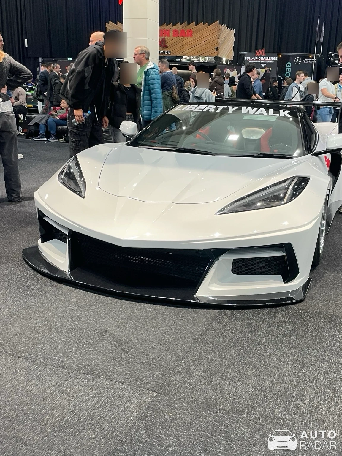 Chevrolet Corvette C8 Liberty Walk spotted in Rotterdam, Nederland