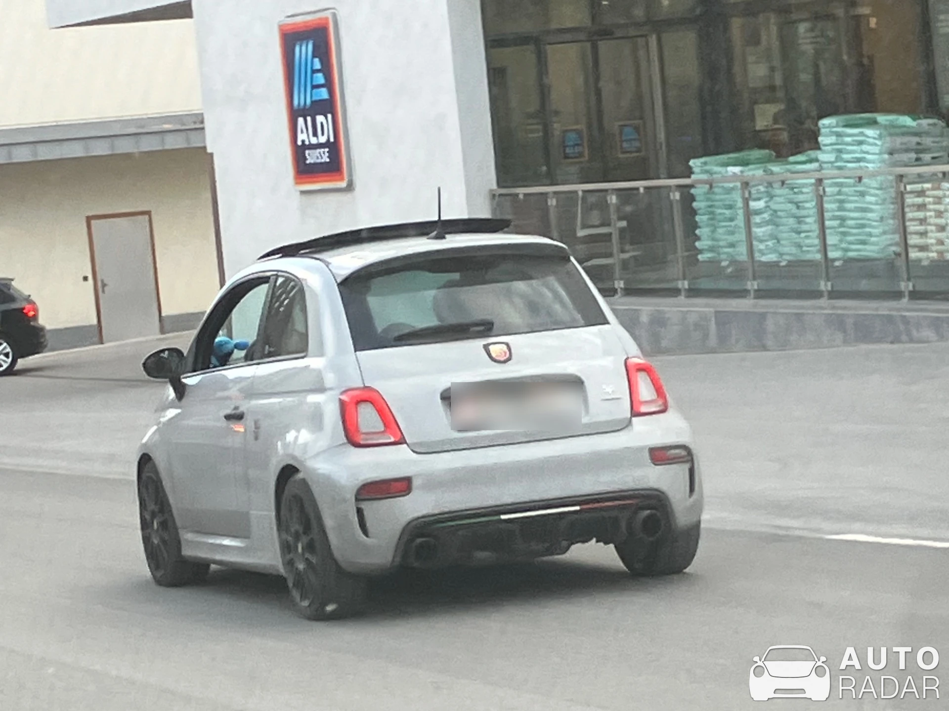 Abarth 595 Competizione 70th Anniversary Edition spotted in Davos