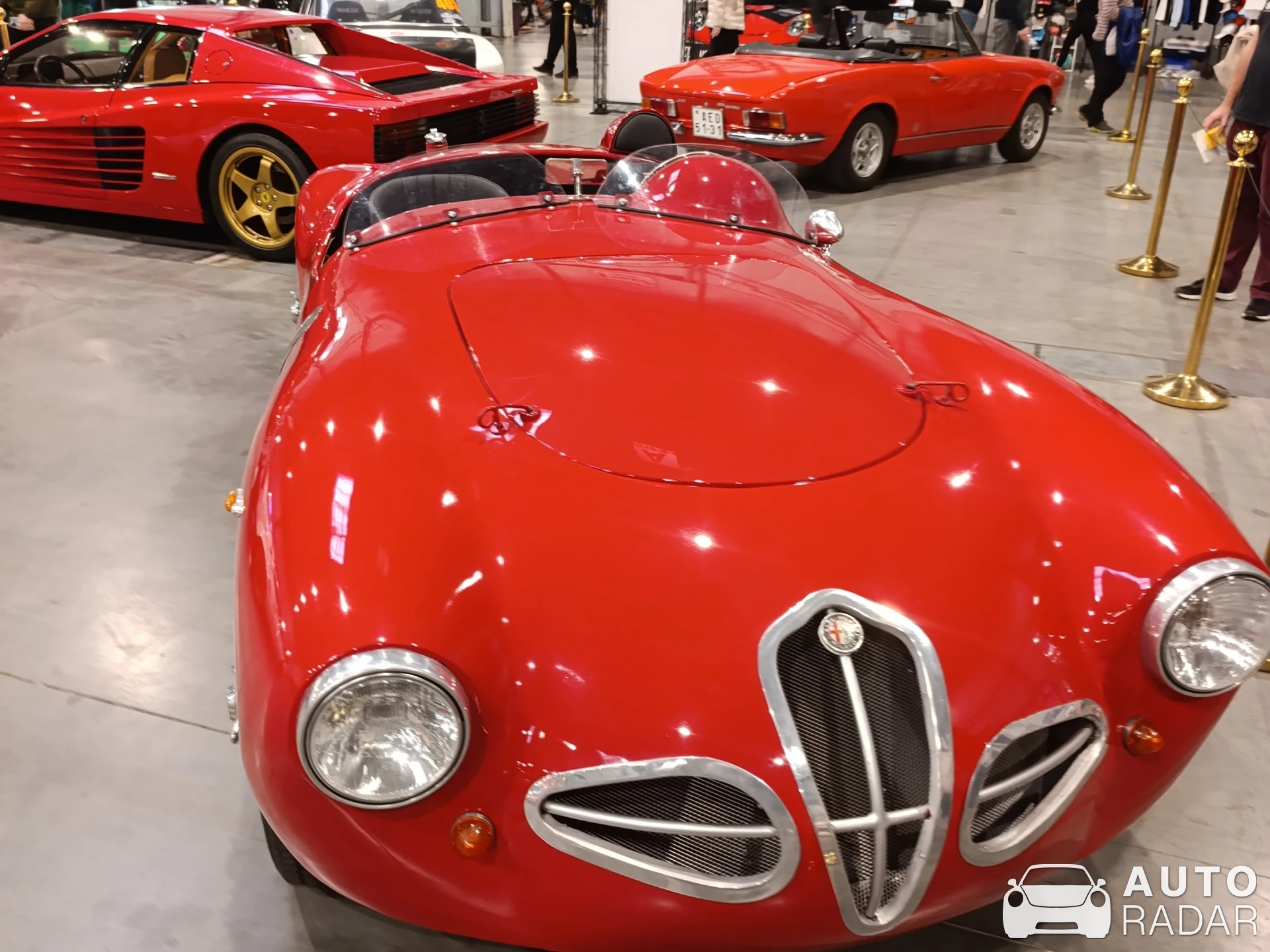 Alfa Romeo Disco Volante Spyder spotted in Praha