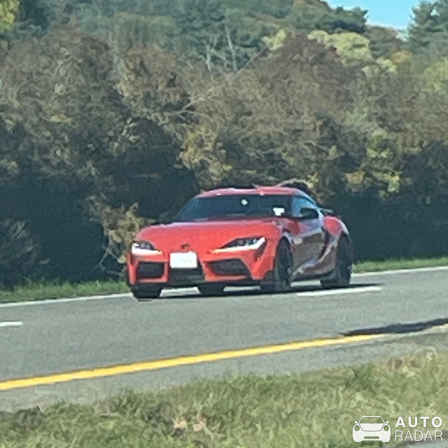 Toyota GR Supra A90 spotted in Vestal, United States